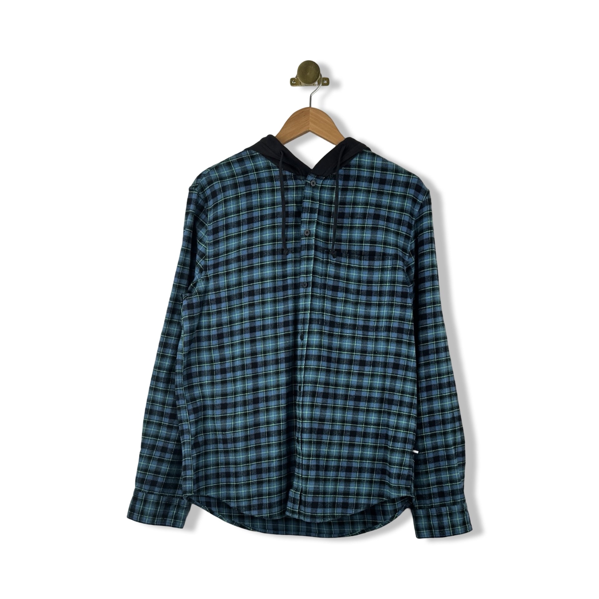 Edgar + Ash Hooded Flannel Shirt