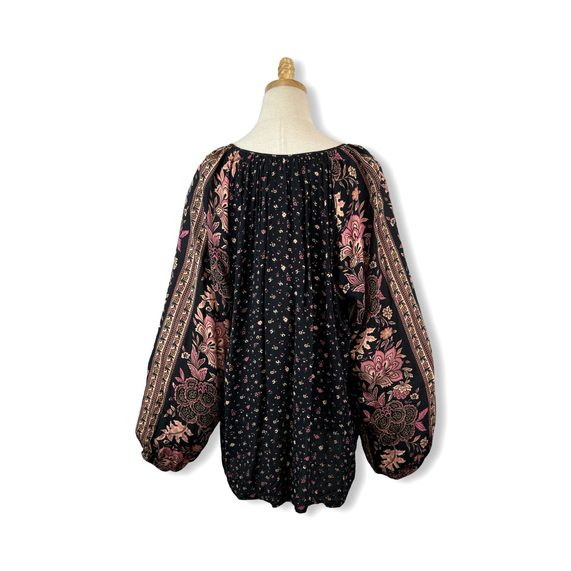 Avenue Floral Peasant Blouse