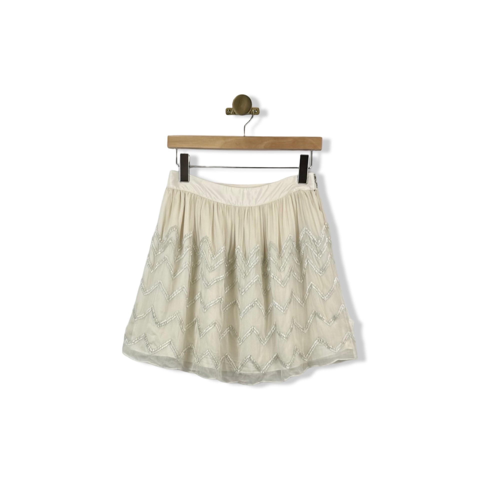 Club Monaco Beaded Mini Skirt