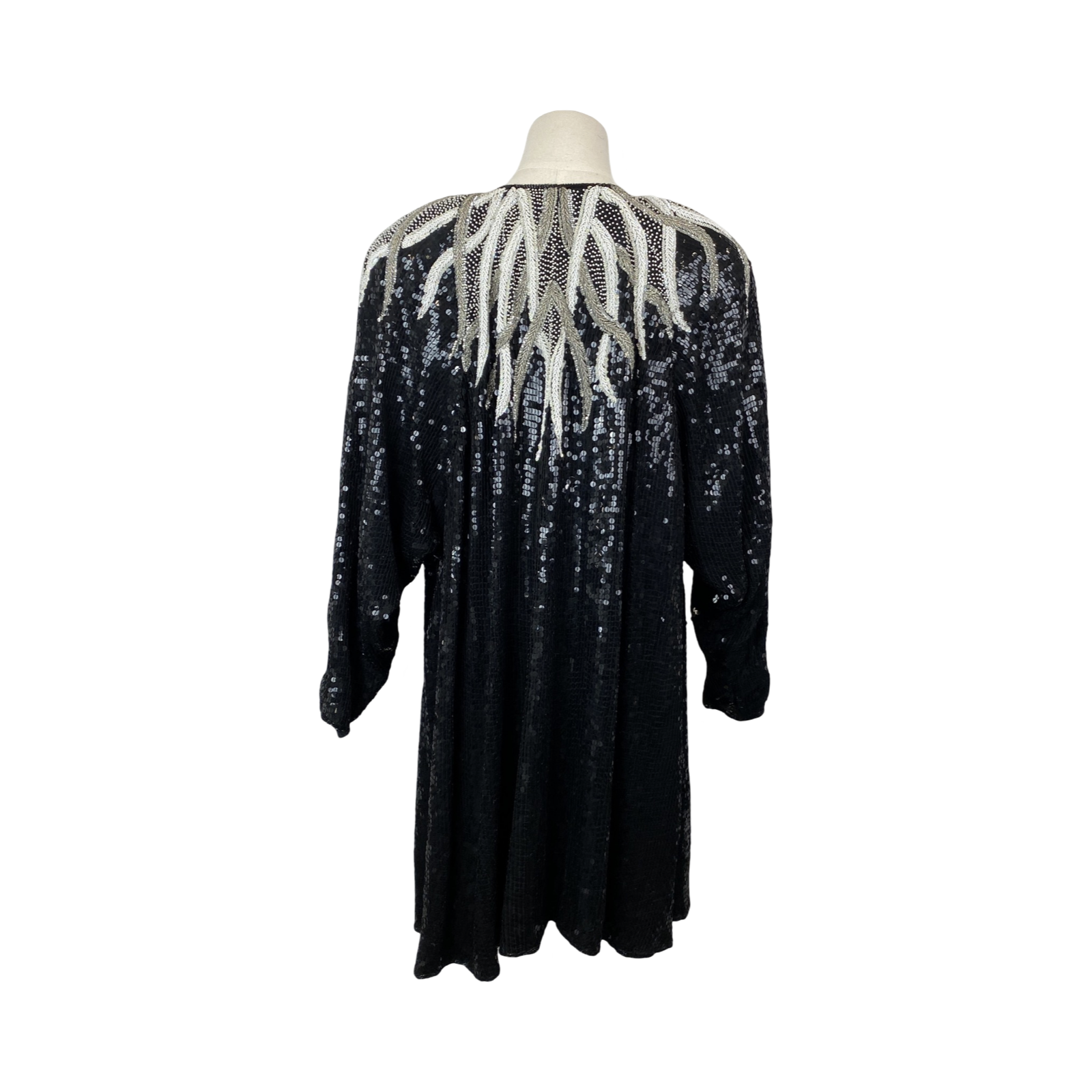 Vintage Creative Creations Embellished Open Front Cape Jacket