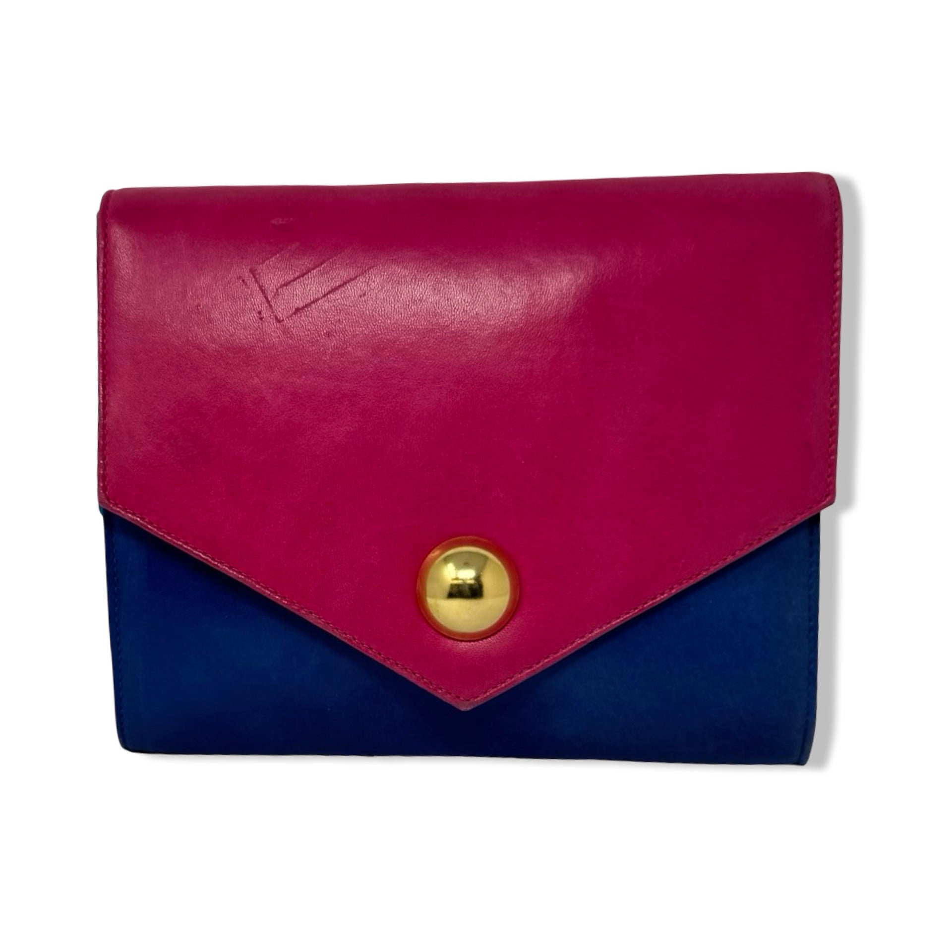 Vintage R.J. Graziano  Colorblock Envelope Crossbody Clutch