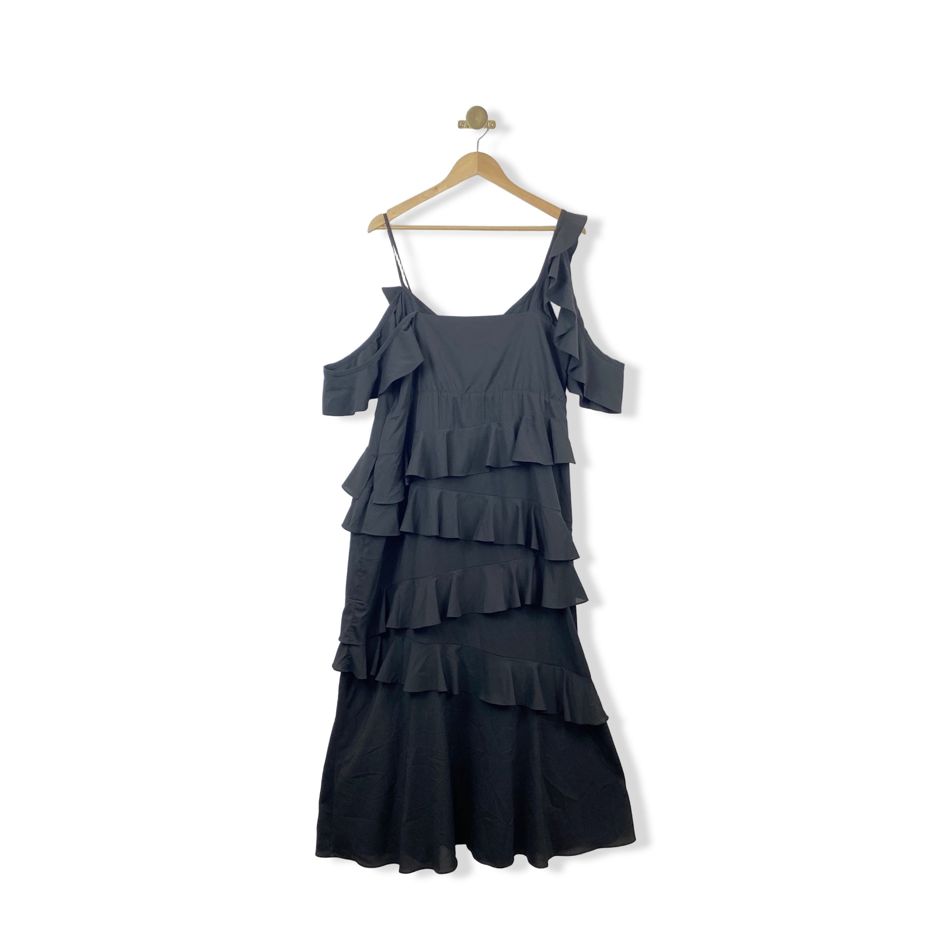Eloquii Tiered Ruffle Maxi Dress