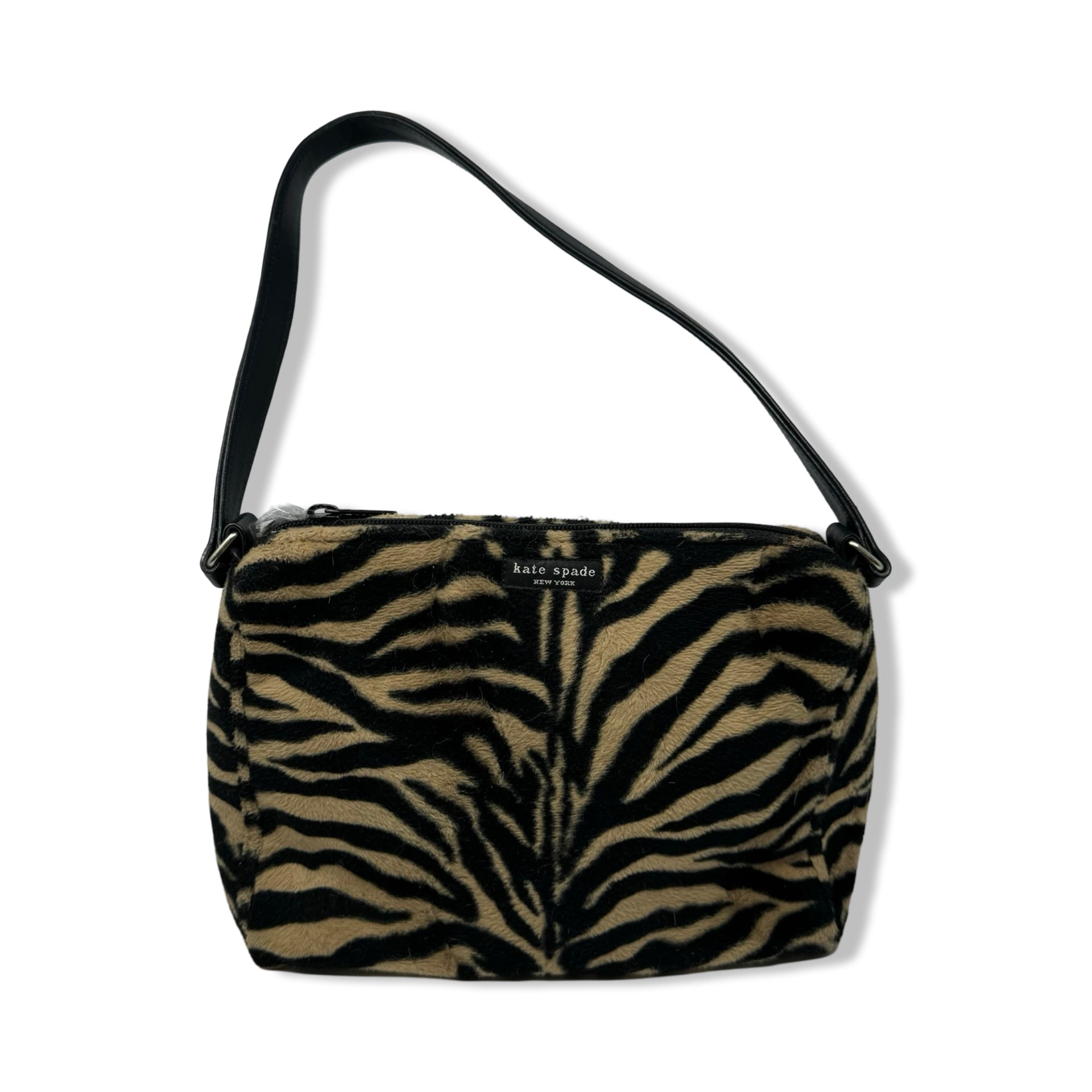 Kate Spade Zebra Print Faux Fur Purse