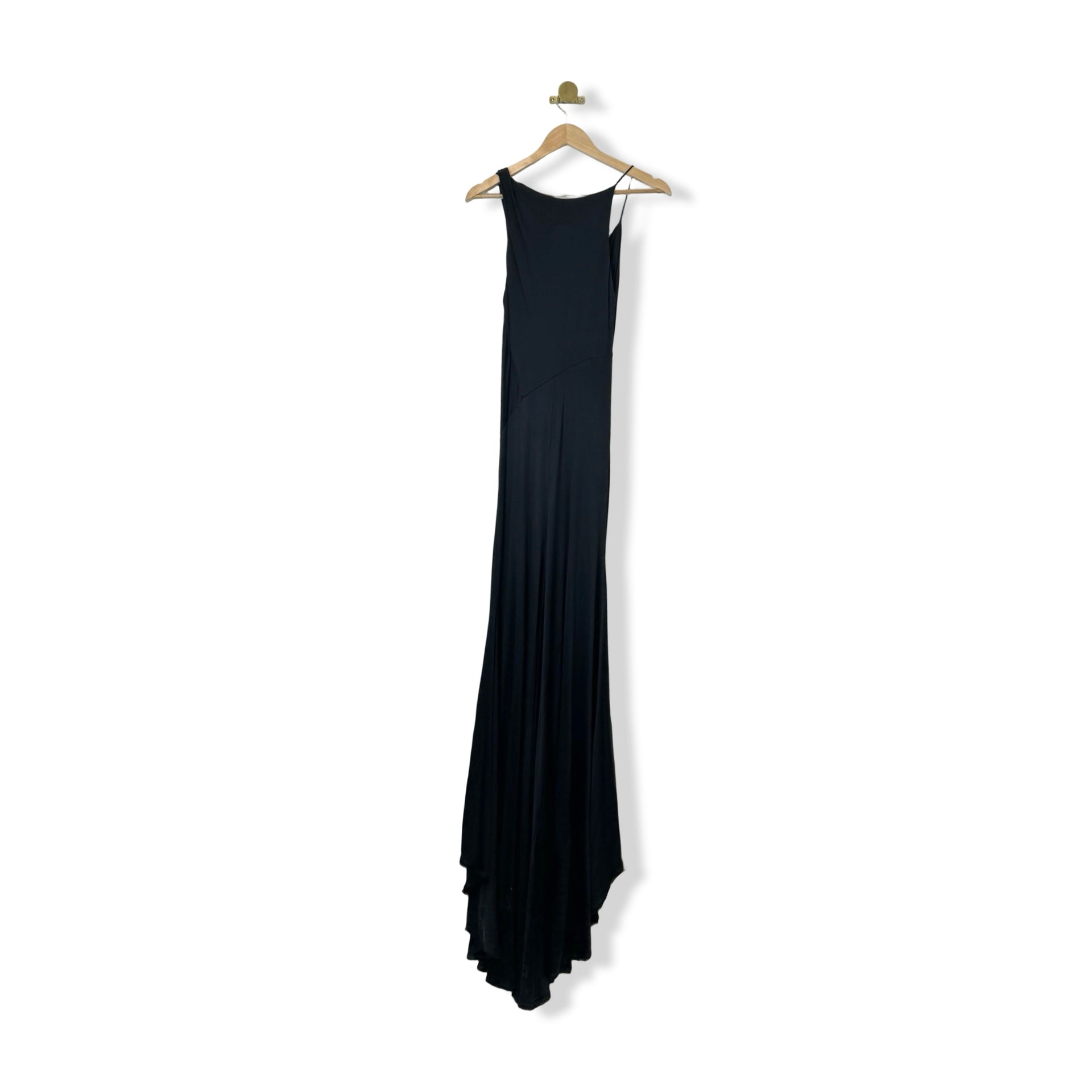 Zac Posen Asymmetrical Strap Maxi Dress