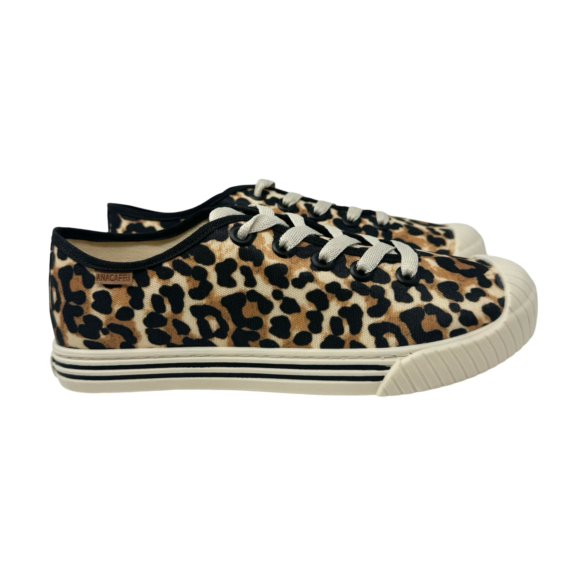 ANACAPRI Retro Leopard Print Sneaker