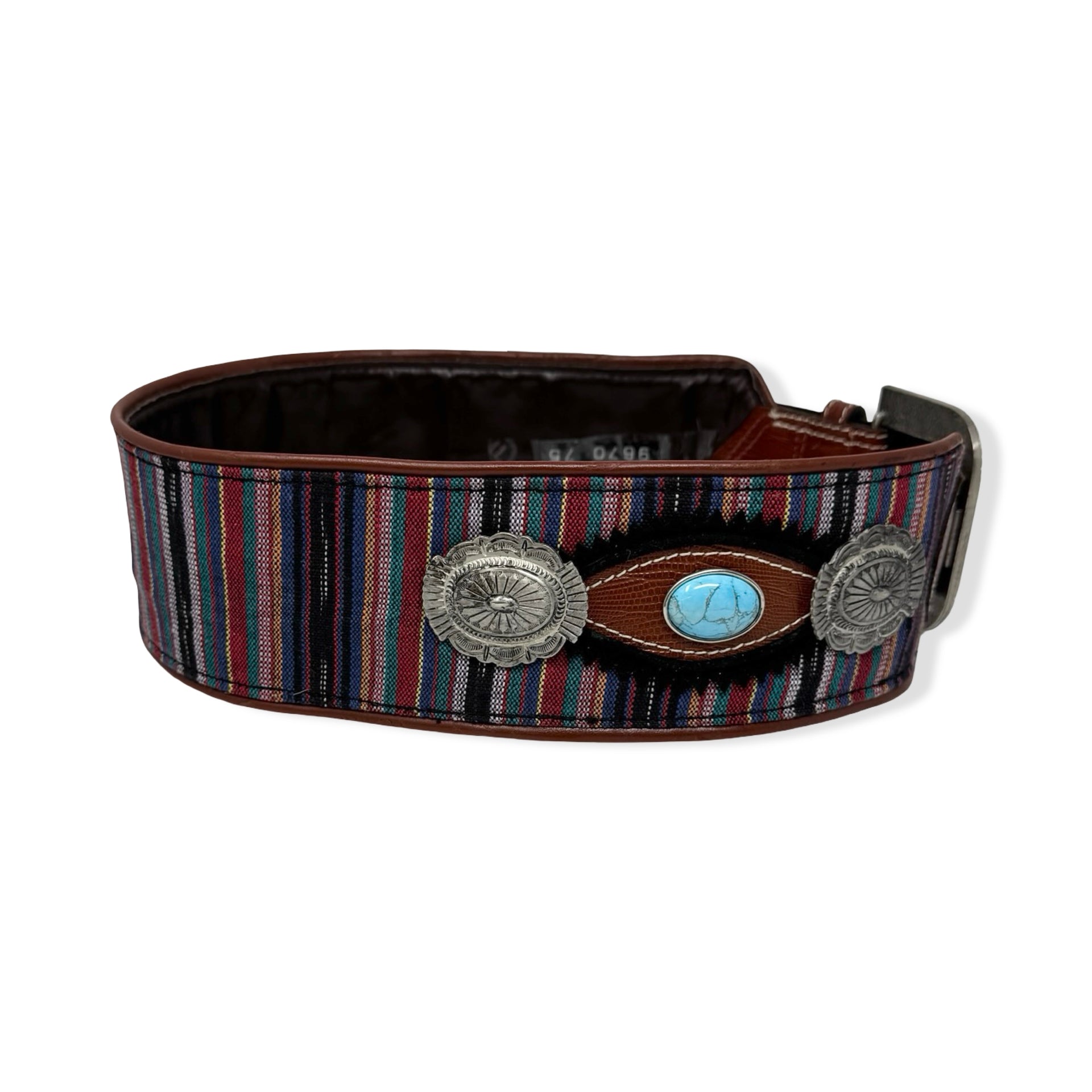 Vintage R.J Graziano Embellished Textile Statement Belt