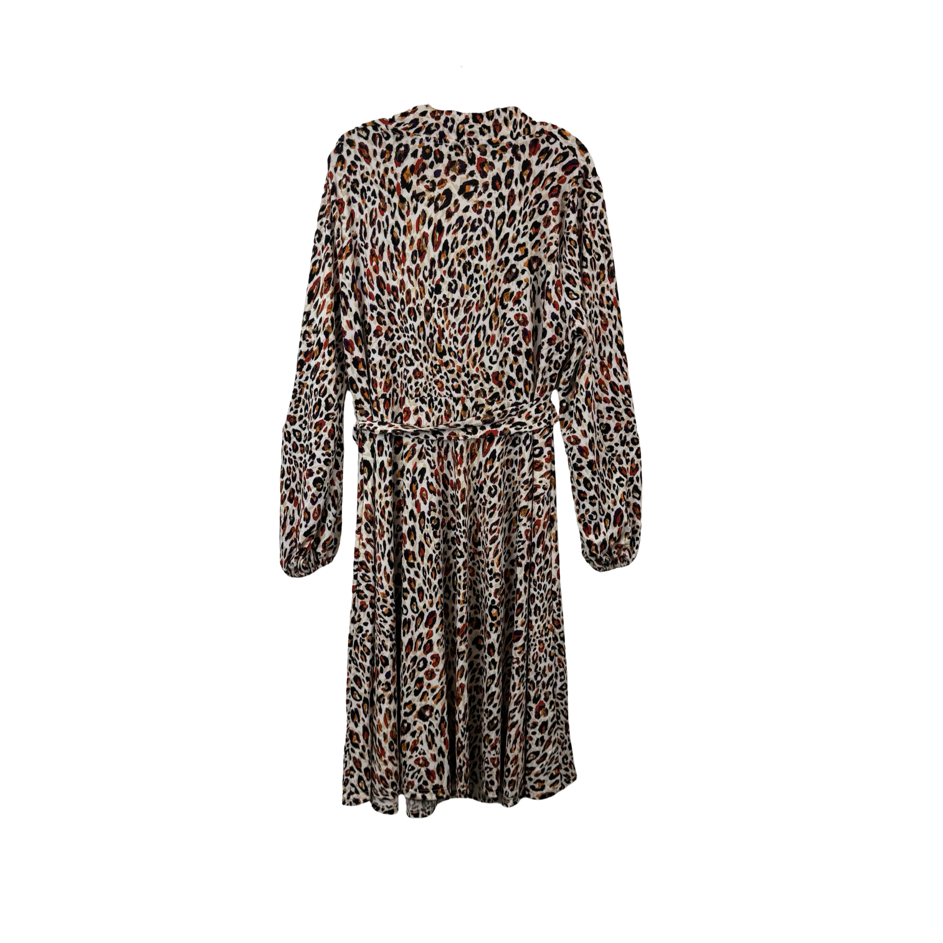 Leota Leopard Print Cowl Neck Dress