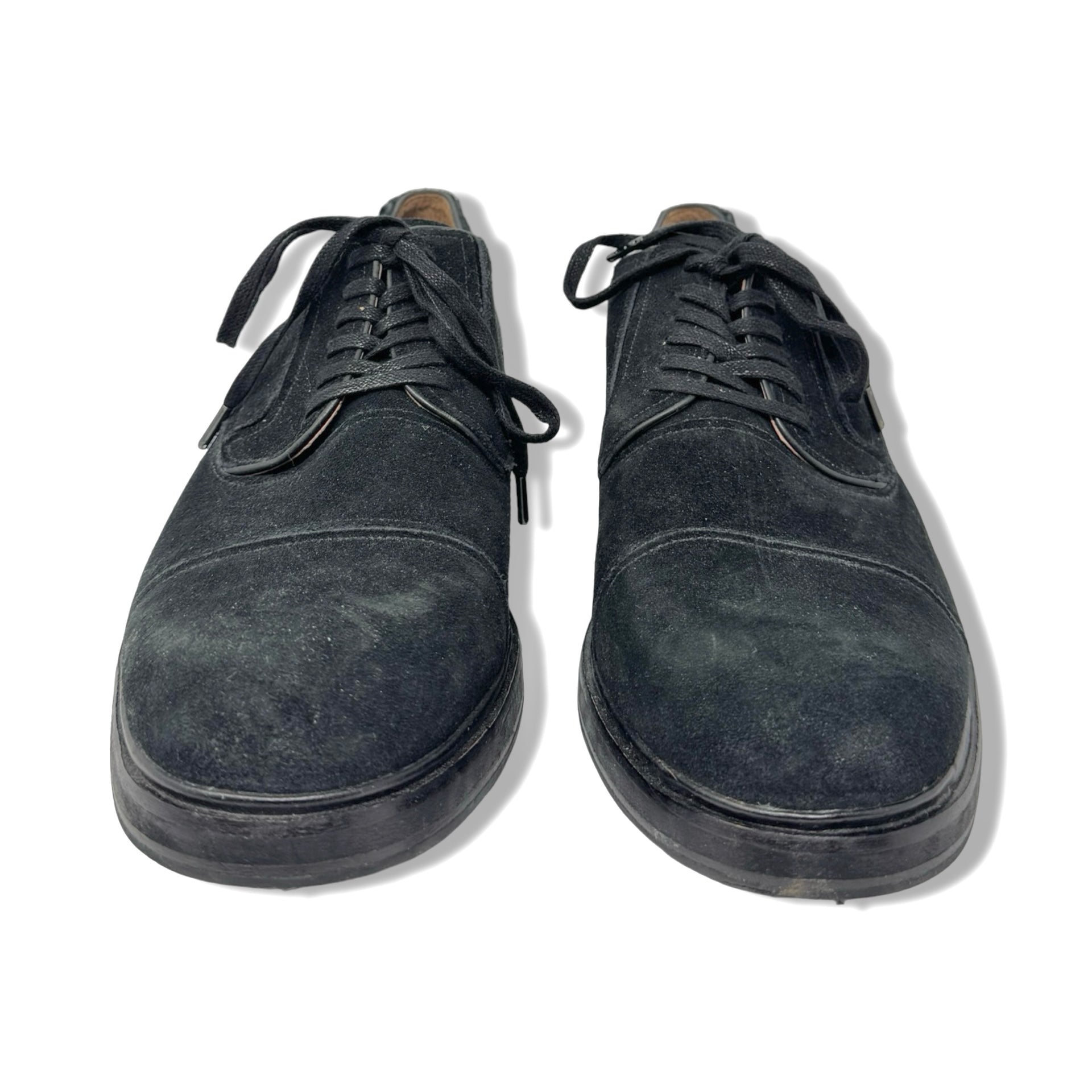 John Varvatos Suede Leather Oxford Shoes
