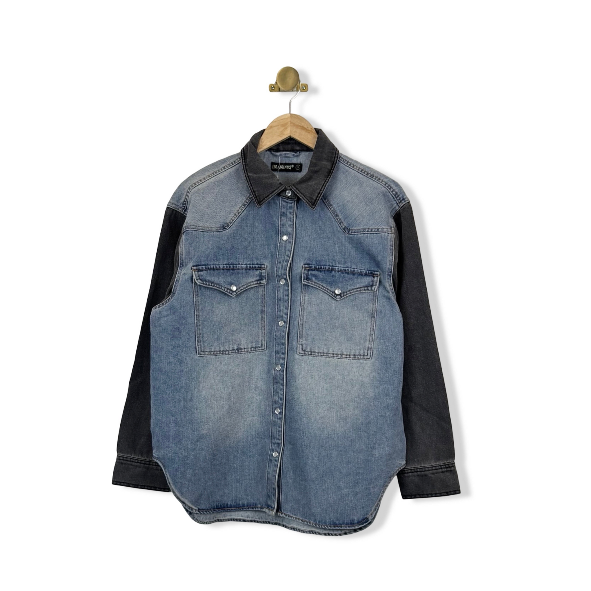 BLANKNYC Colorblock Denim Jacket
