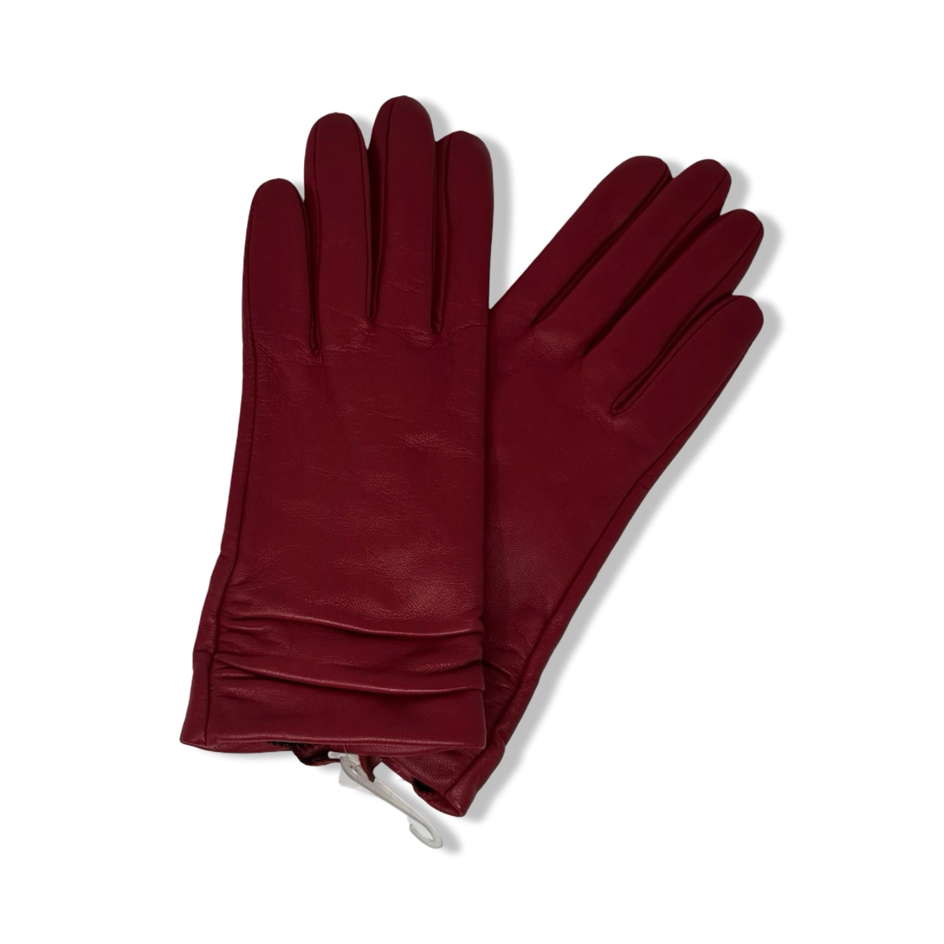 Belk Ruched Leather Gloves
