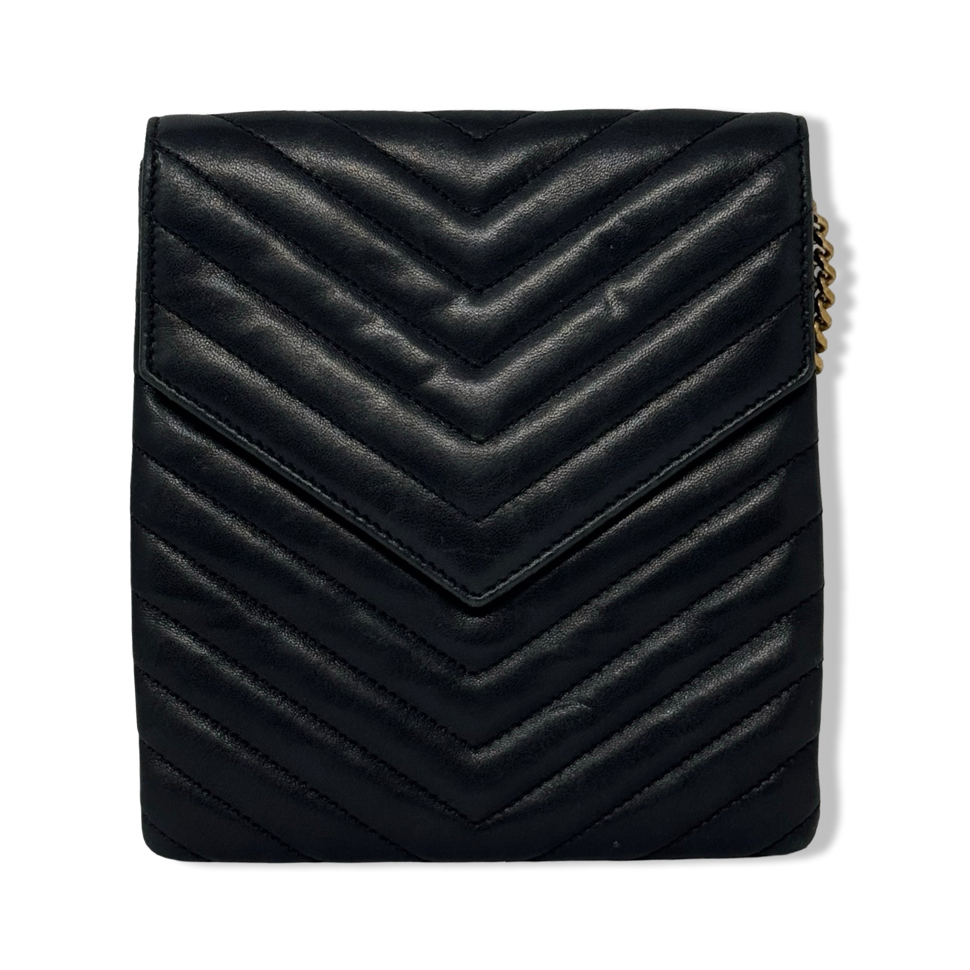 Saint Laurent Quilted Double Flap Bag