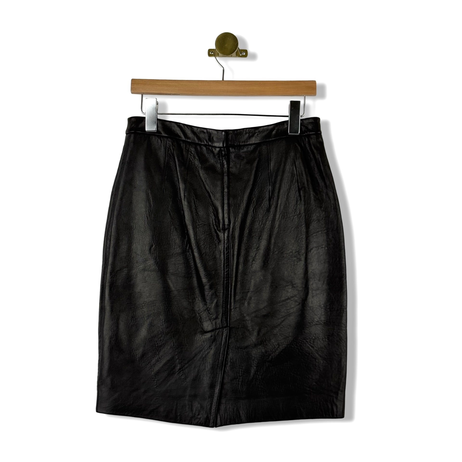 Vintage DKNY Leather Mini Skirt