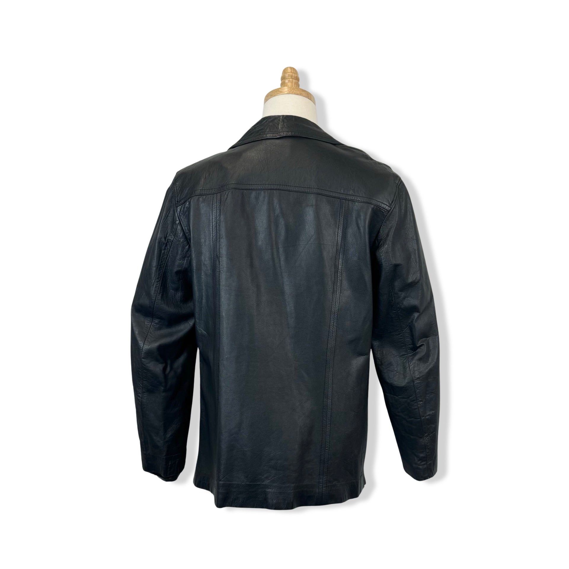 Zerimar Button Up Leather Jacket