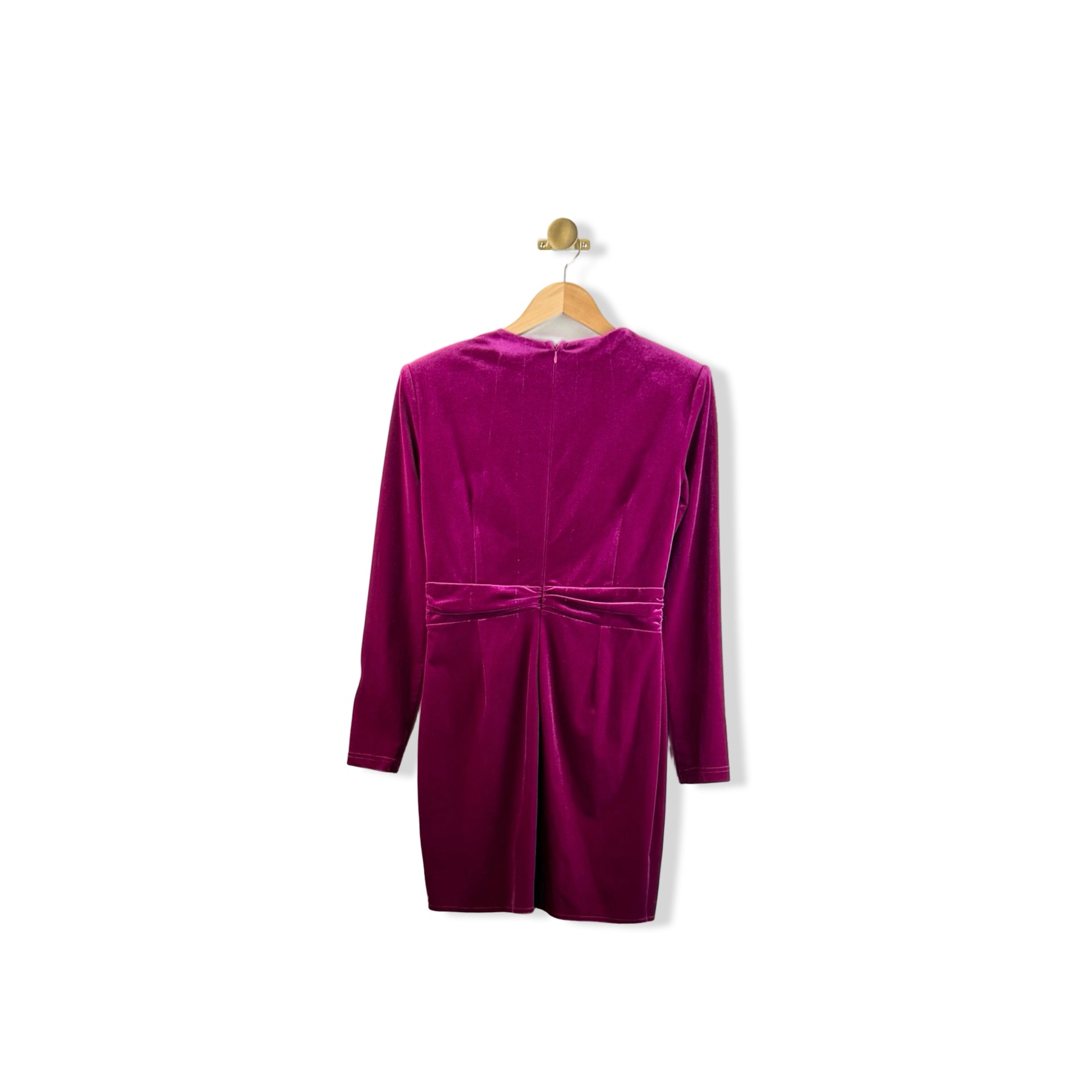 AQUA Velvet Rose Dress