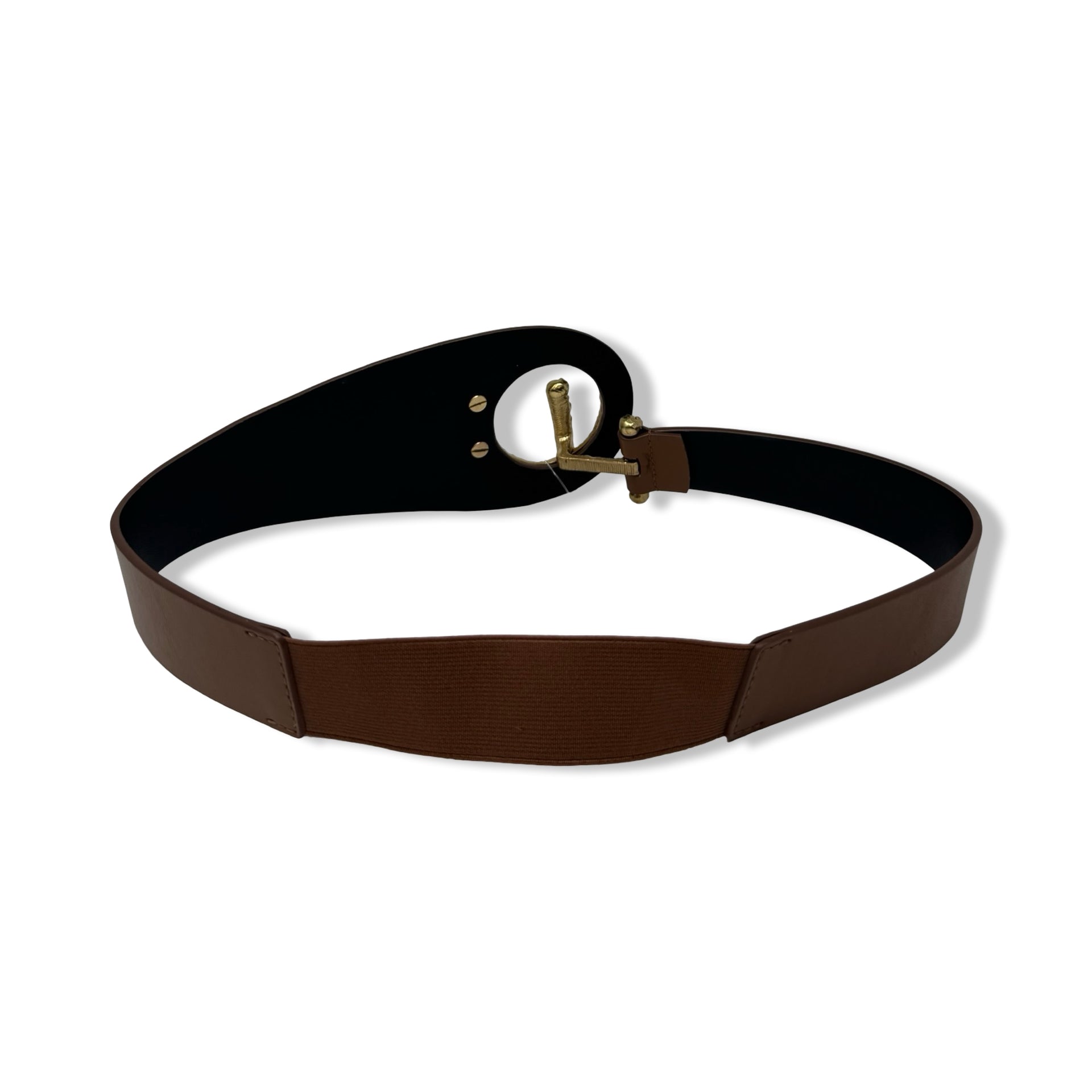 Linea Pelle Textured Buckle Waist Belt