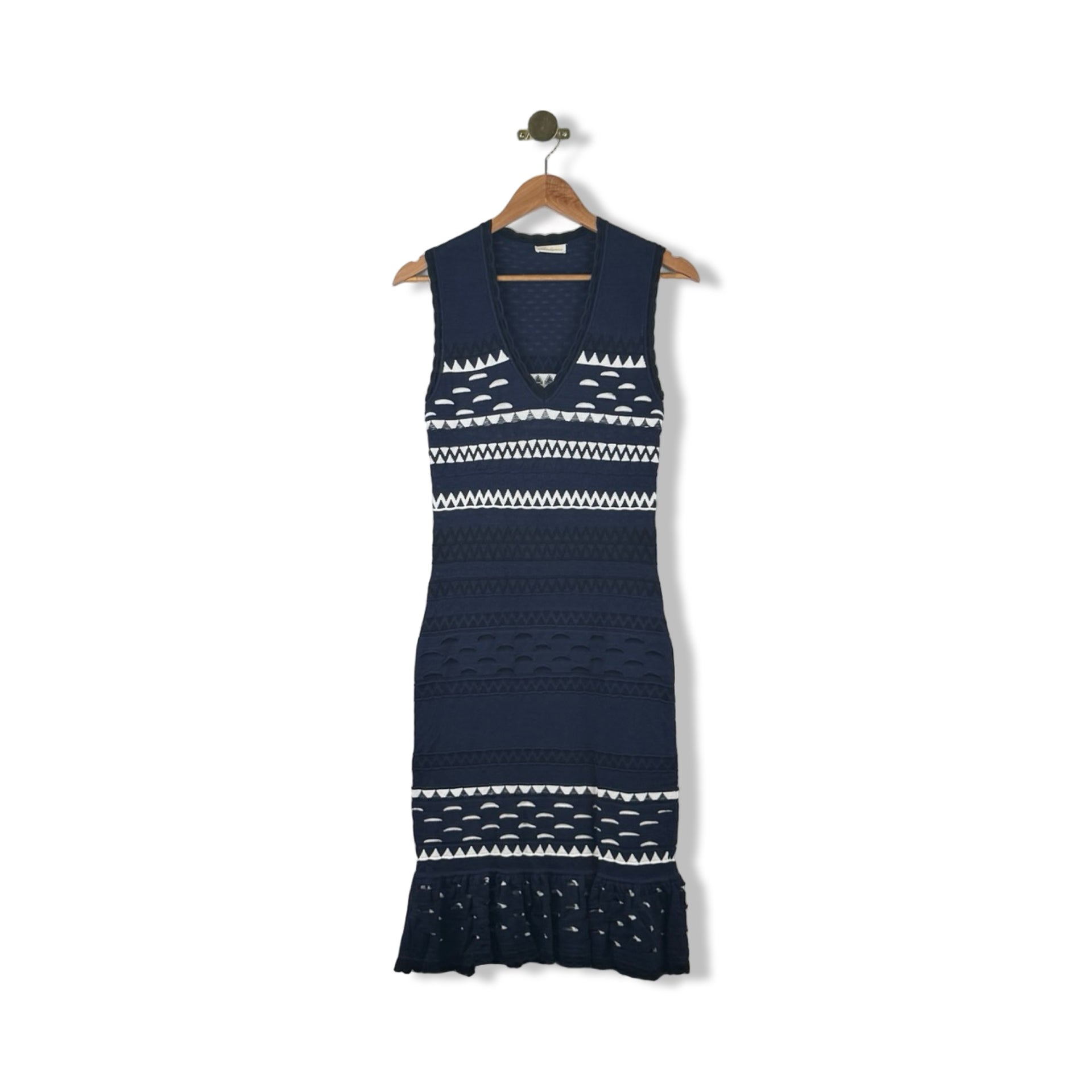 Shoshanna Patterned Knit Maxi Dress