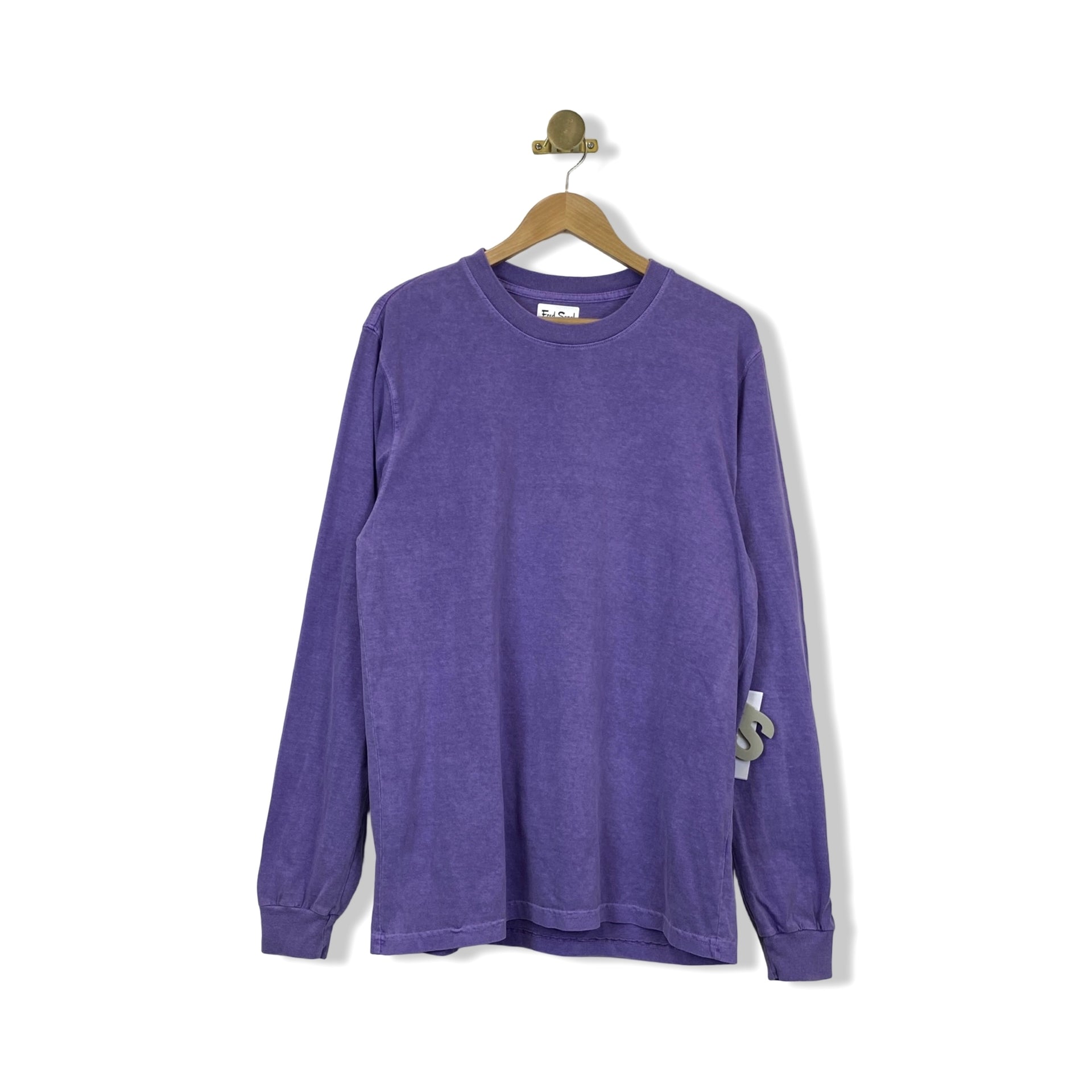 Fred Segal Purple Sleeve Logo T-Shirt