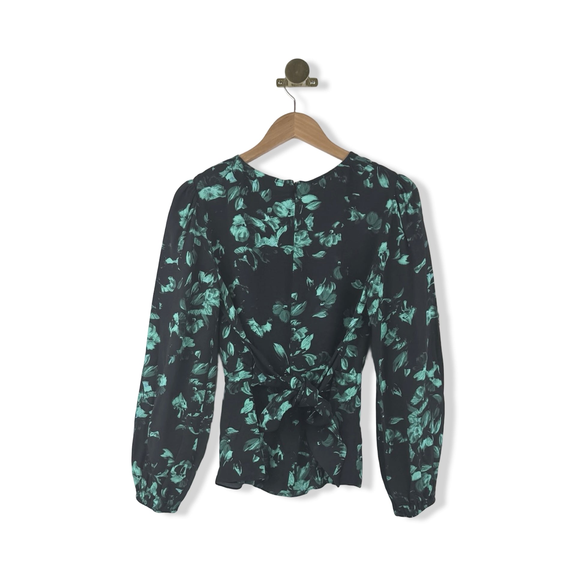 Shoshanna Keyhole Floral Tie Top