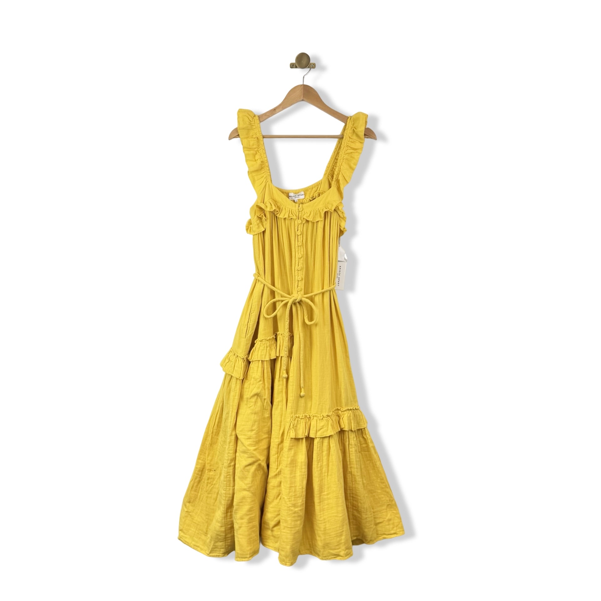 Apiece Apart Lypie Ruffle Tank Dress