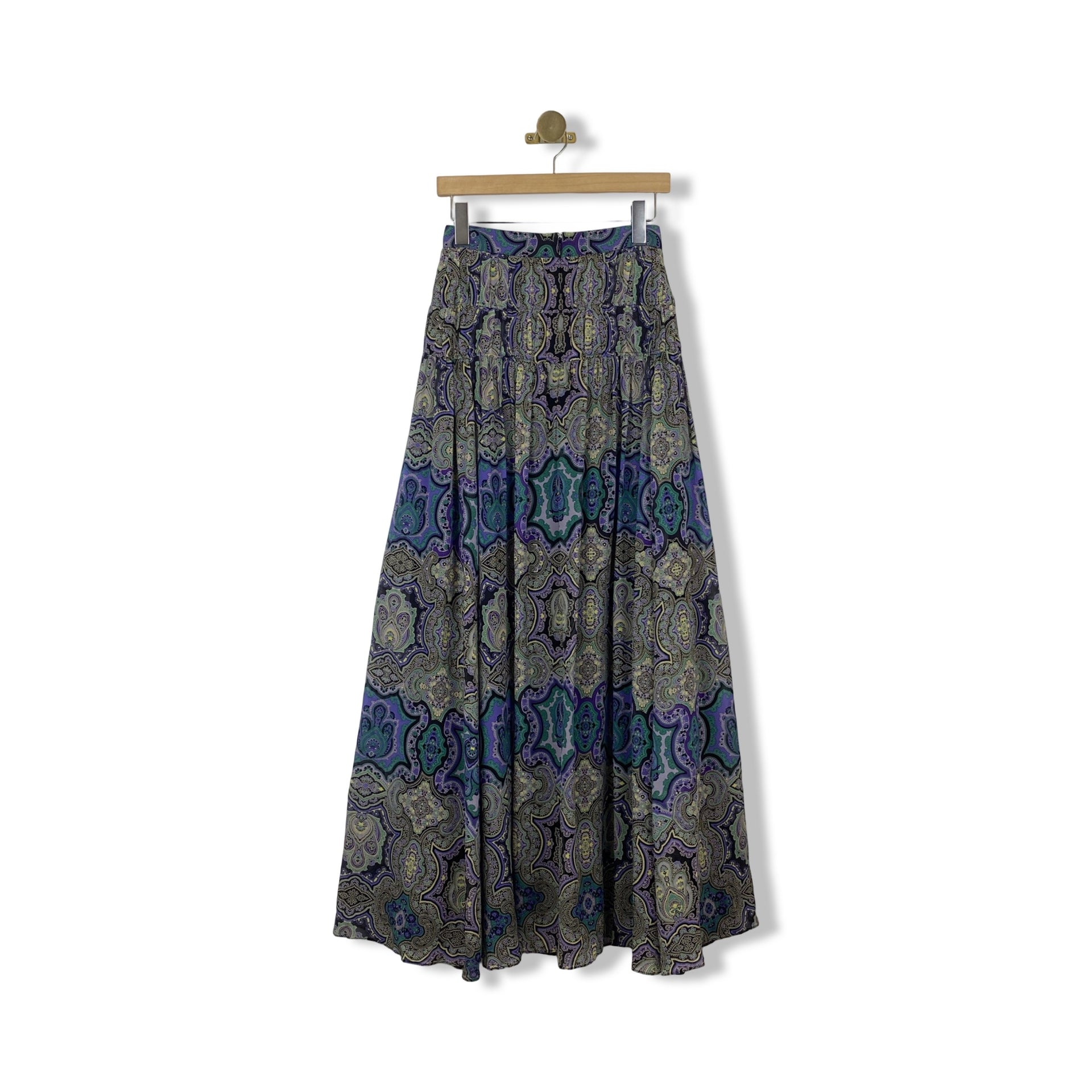 Etro Paisley Print Midi Skirt