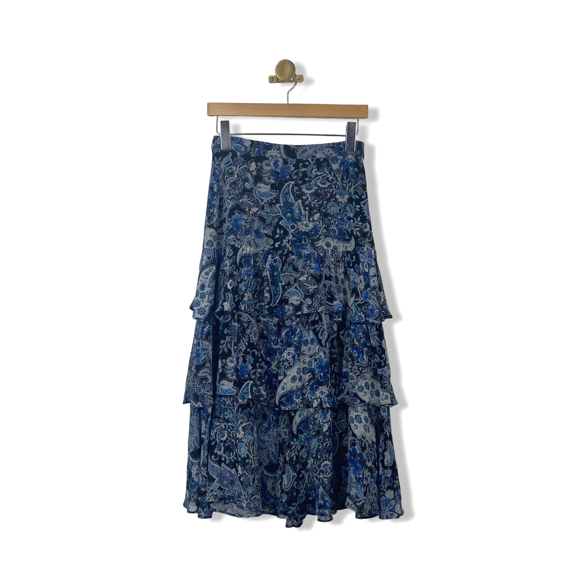 The Kooples Floral Layered Skirt