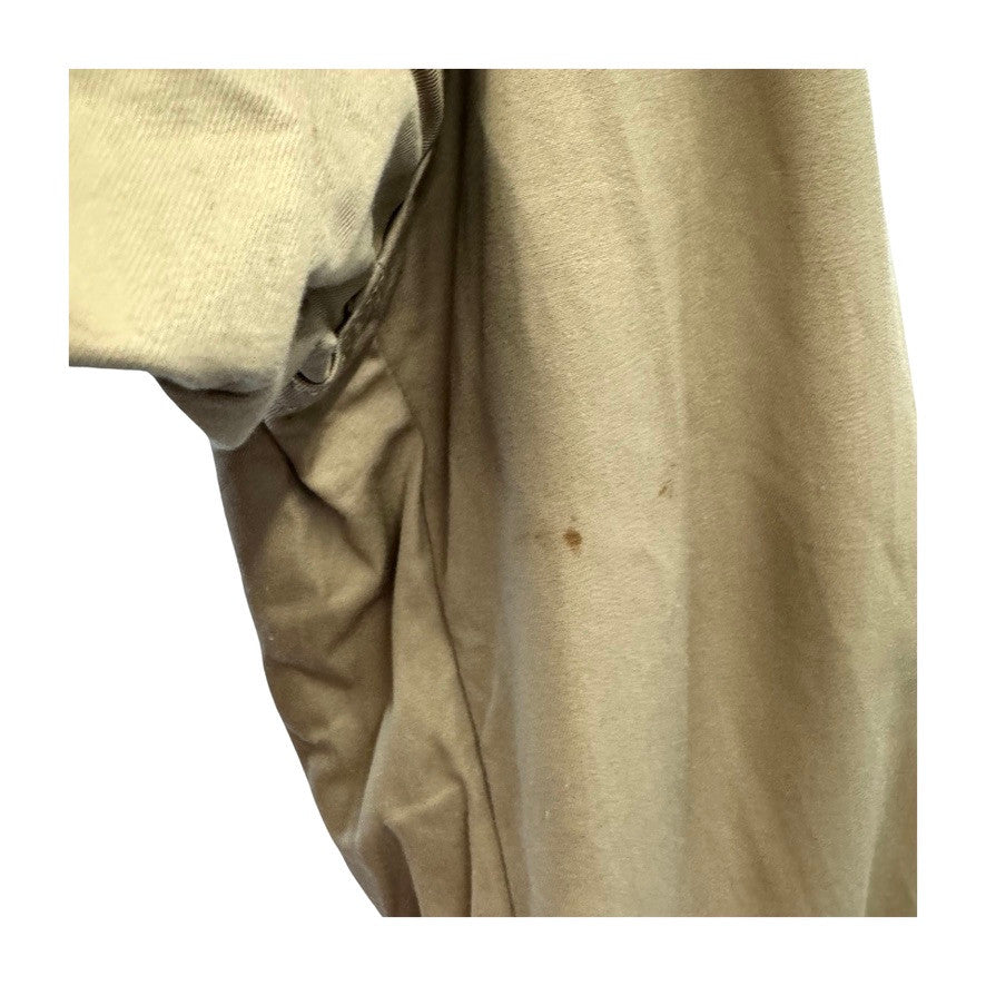 Vintage Khaki Belted Jumpsuit-Detail