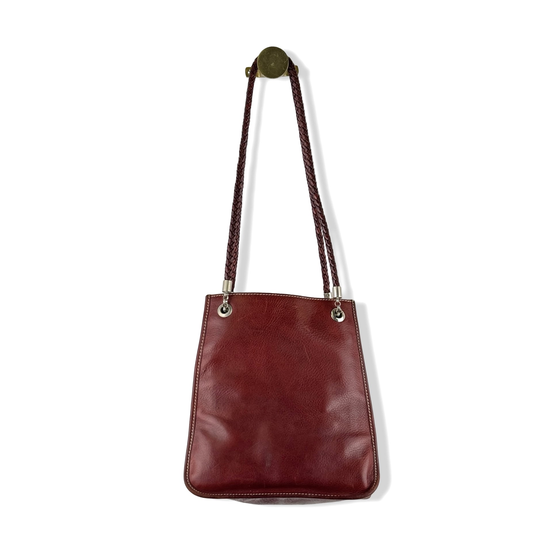 Suarez New York Textured Leather Shoulder Bag