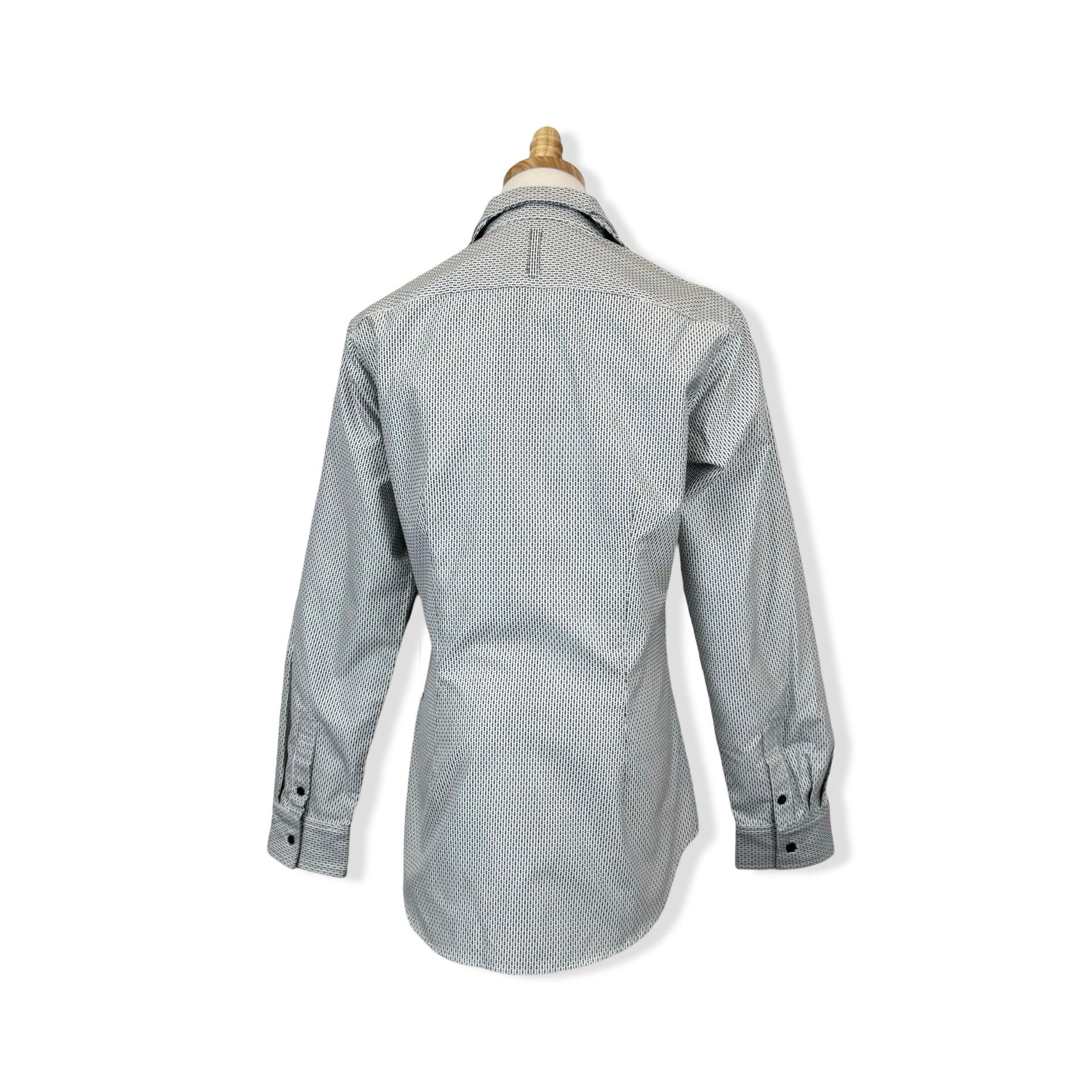 Kal Rieman Ribbon Jacquard Double Collar Shirt