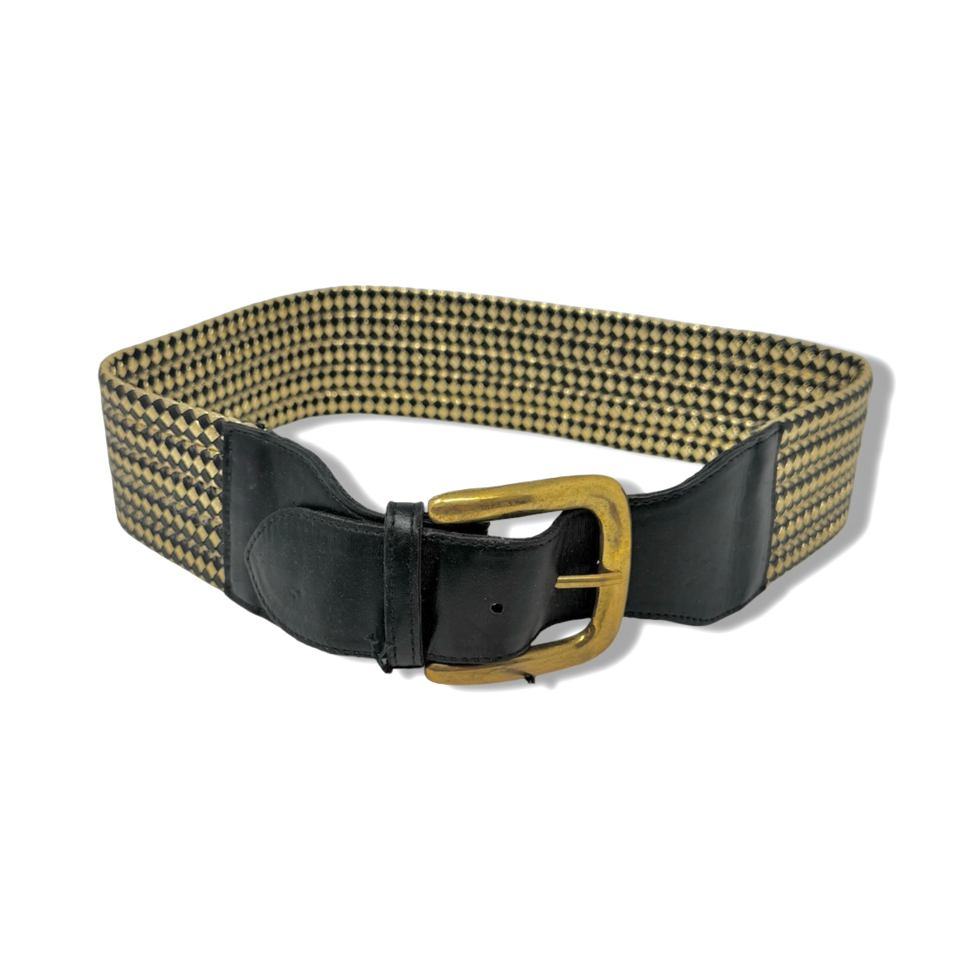 Vintage R.J. Graziano Woven Foil Belt