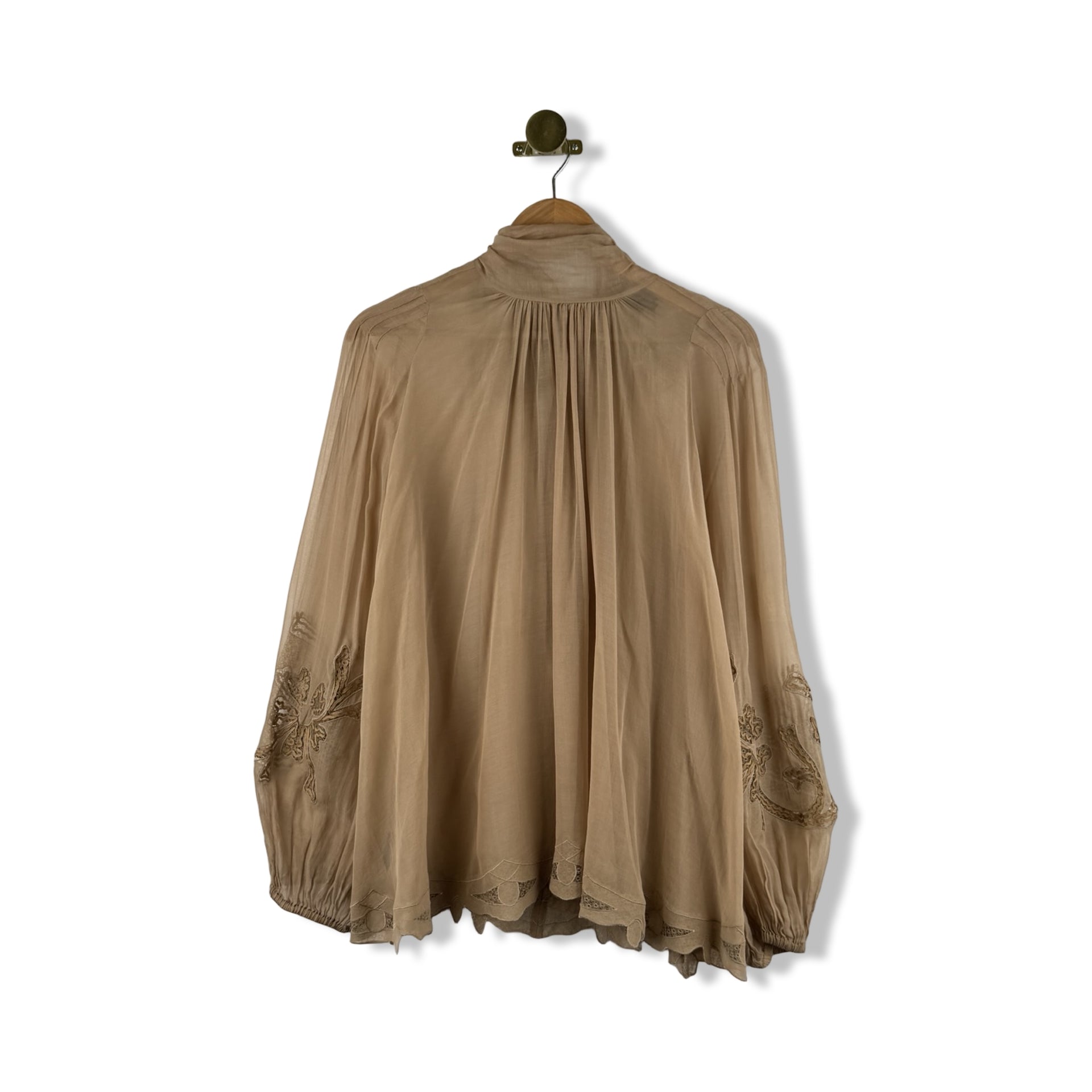 La Perla Lace Sleeve Blouse