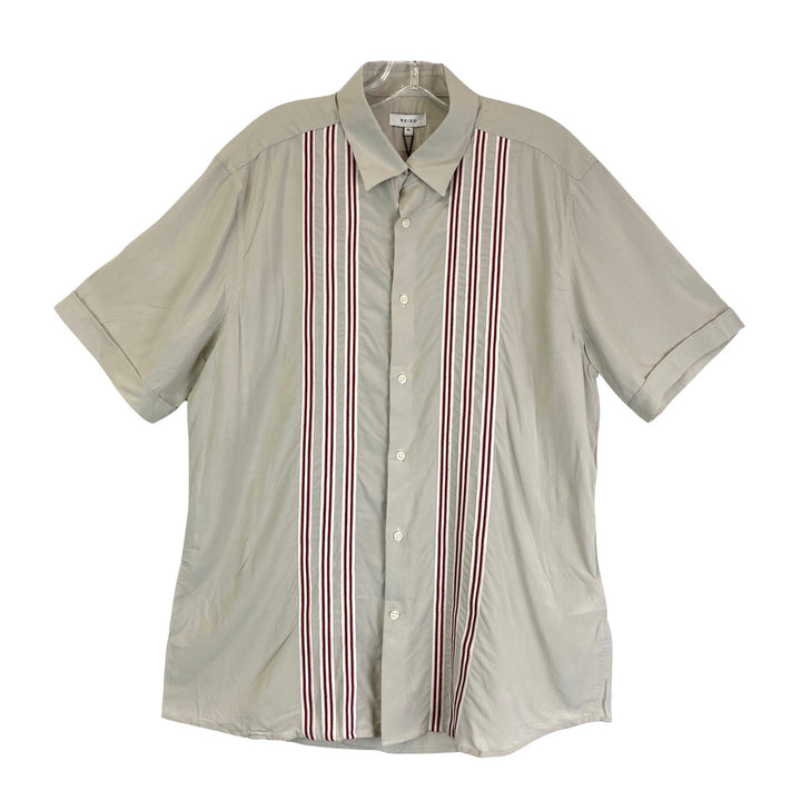 Reiss Bowler Red Stripe Shirt-Thumbnail