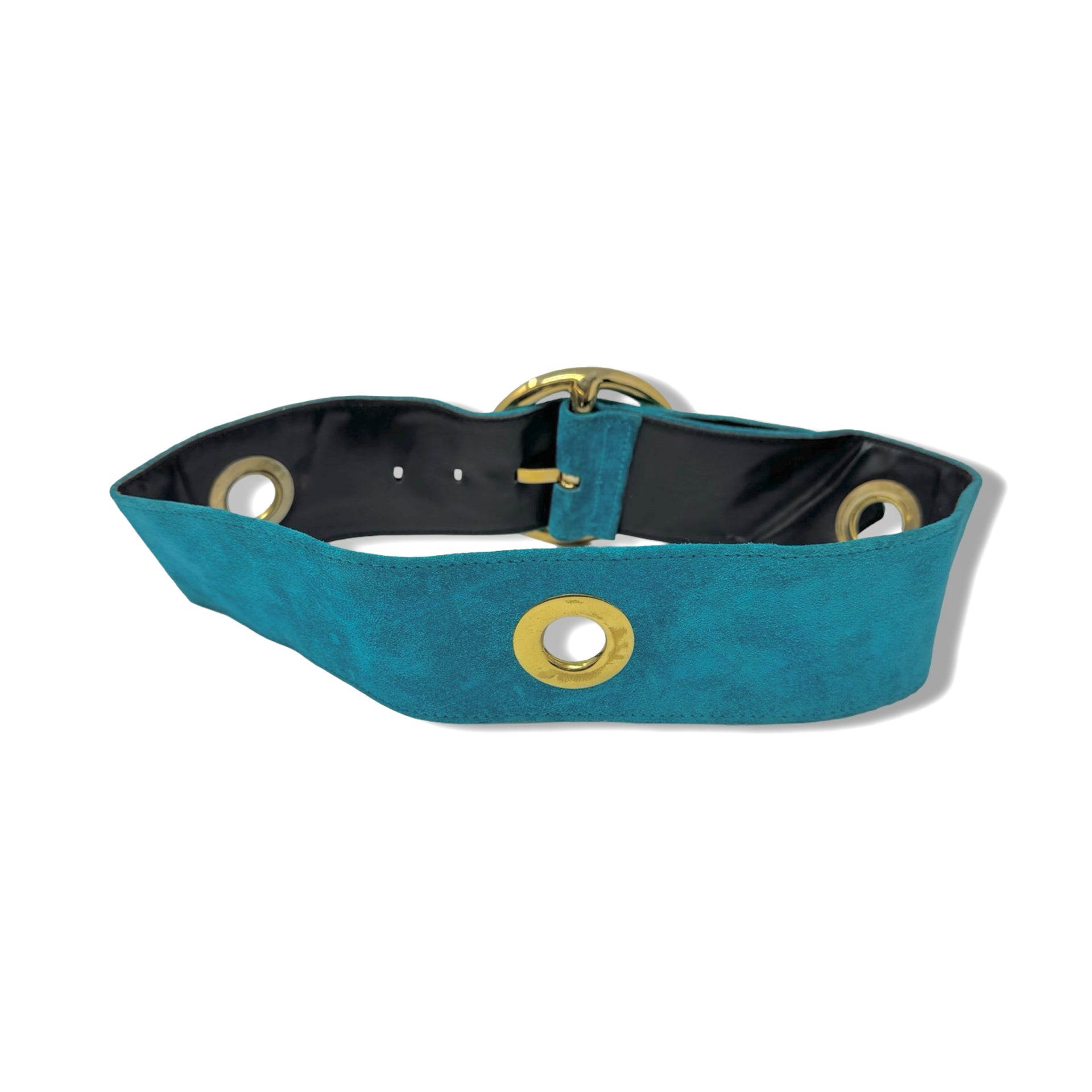 Vintage R.J. Graziano Eyelet Circle Buckle Belt