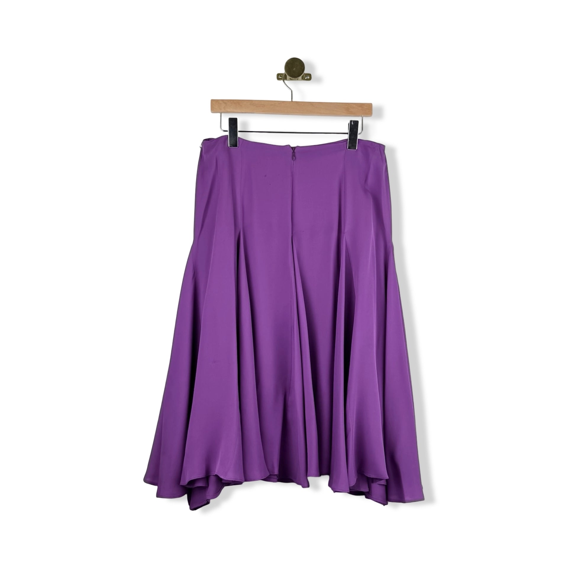 Vintage Jade Flare Skirt