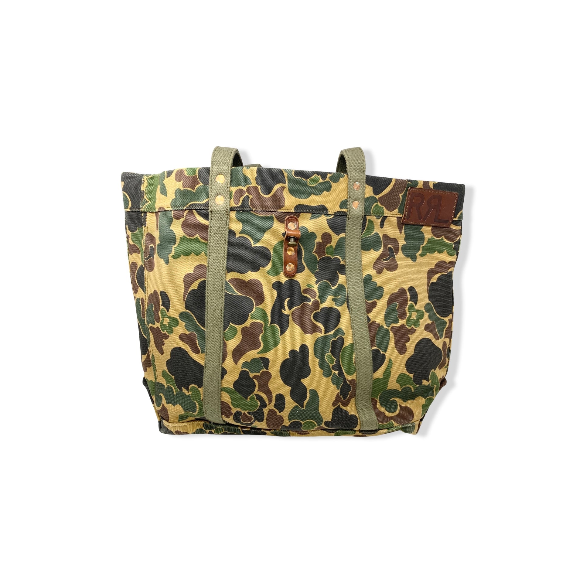 Ralph Lauren Double RL Twill Camo Tote Bag