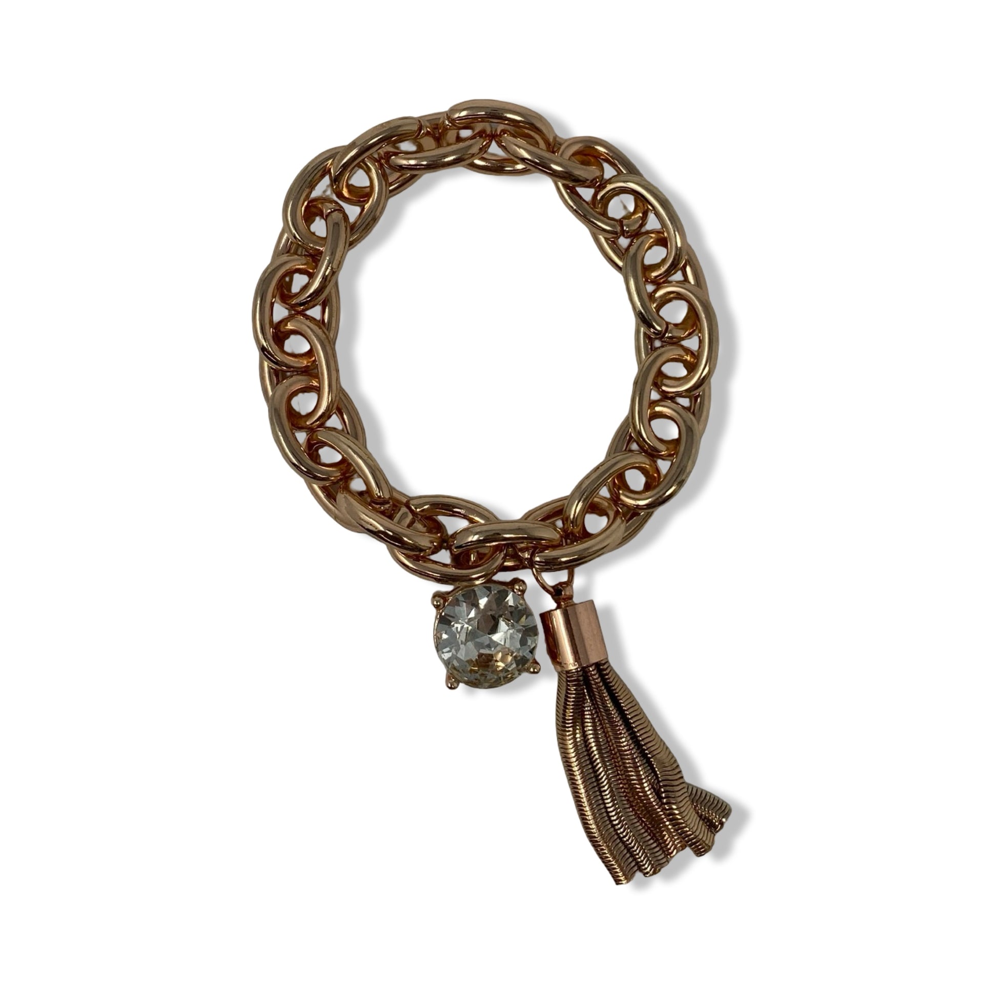 R.J. Graziano Metal Tassel Bracelet