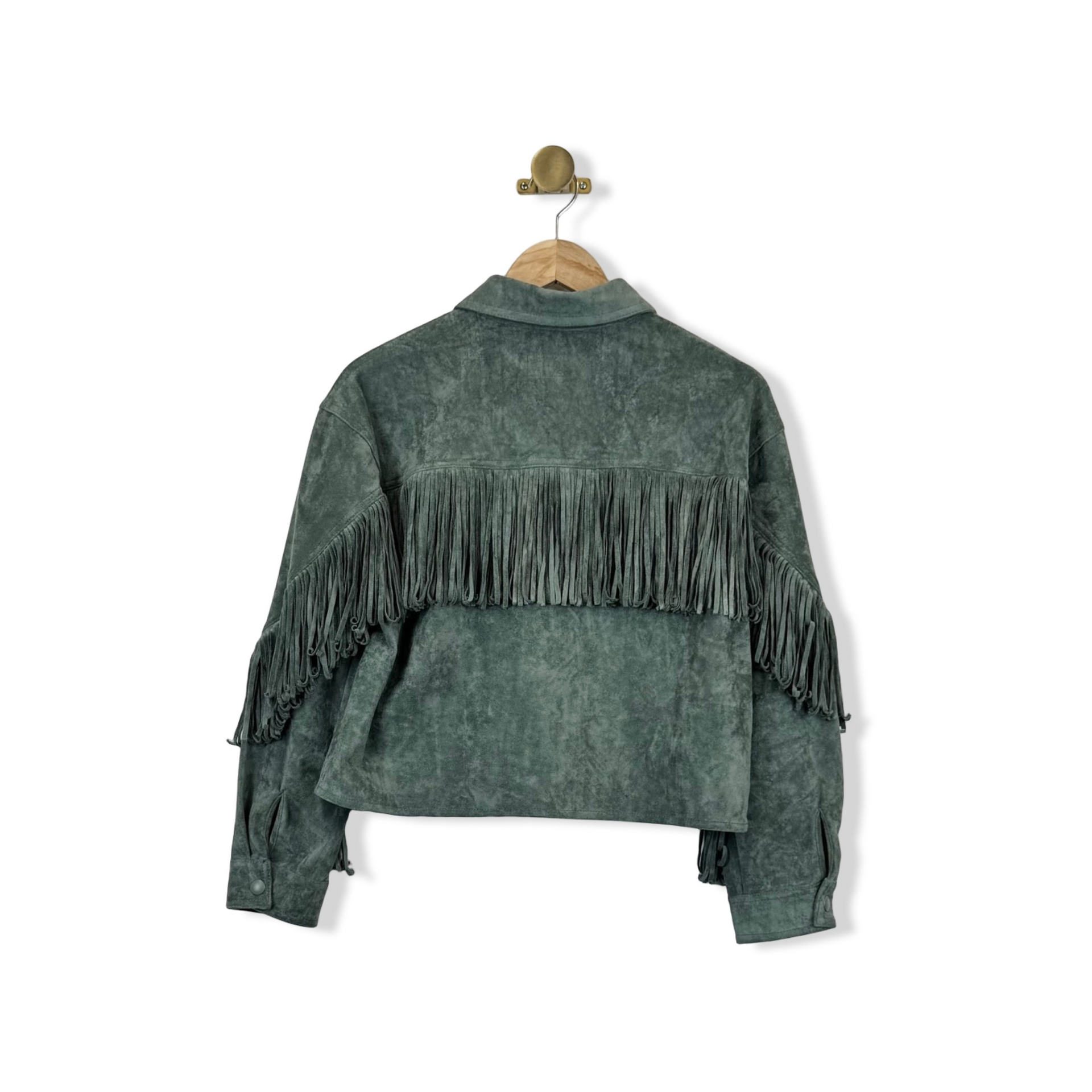 BLANKNYC Fringe Jacket