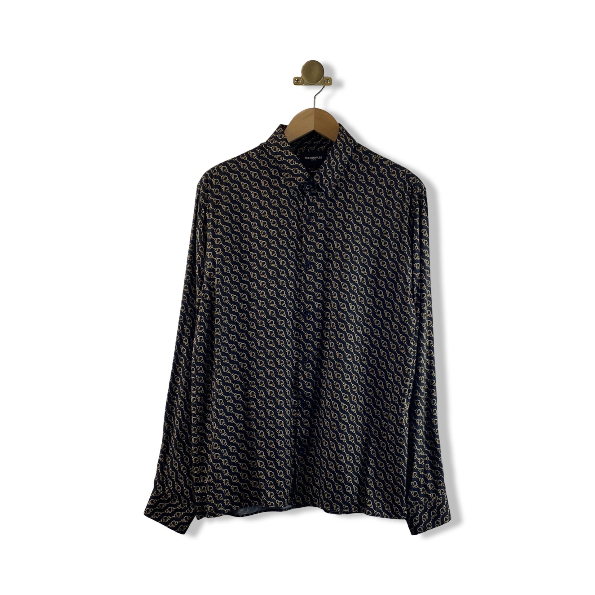 The Kooples Relaxed Patterned Button Down