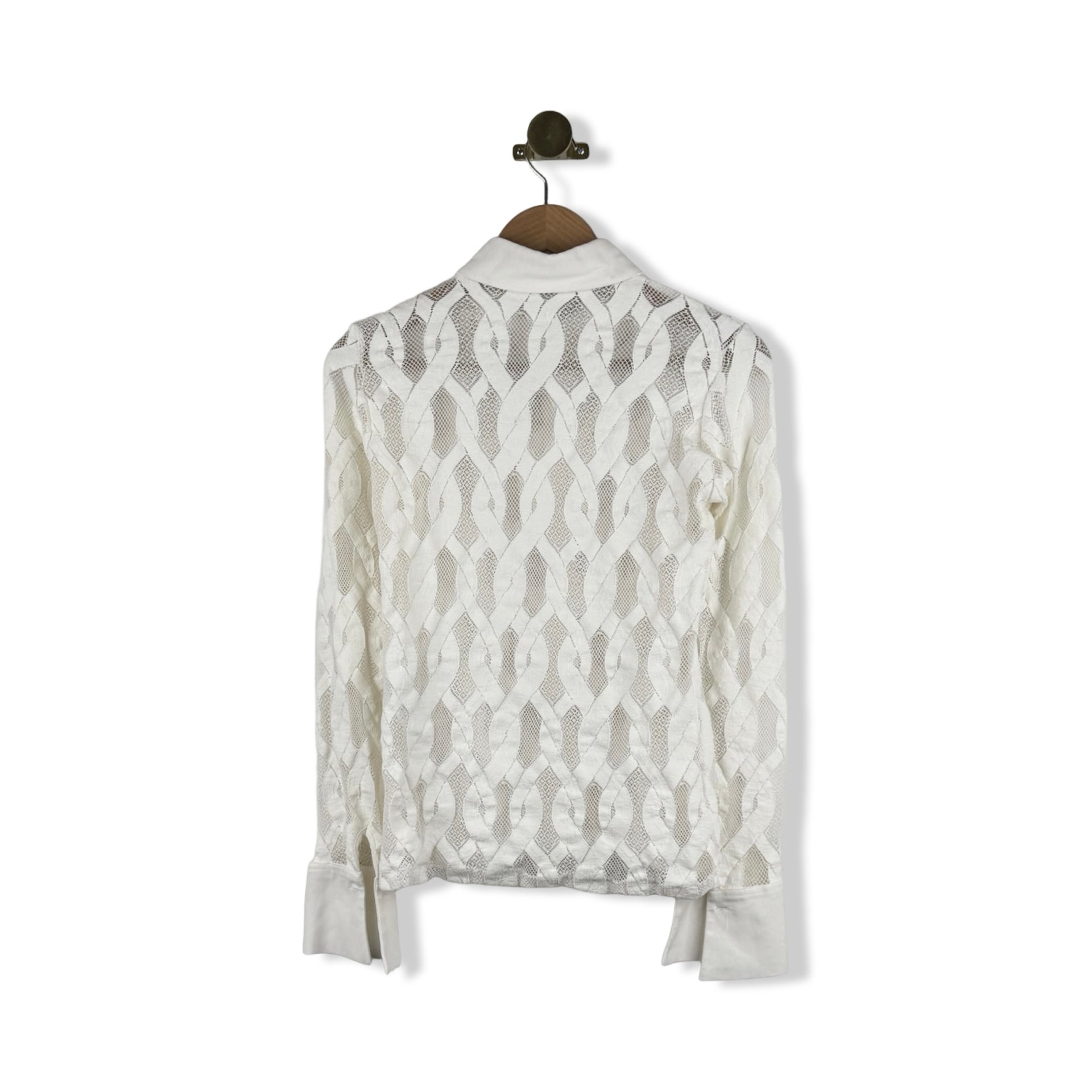 Anne Fontaine Lace Button Down