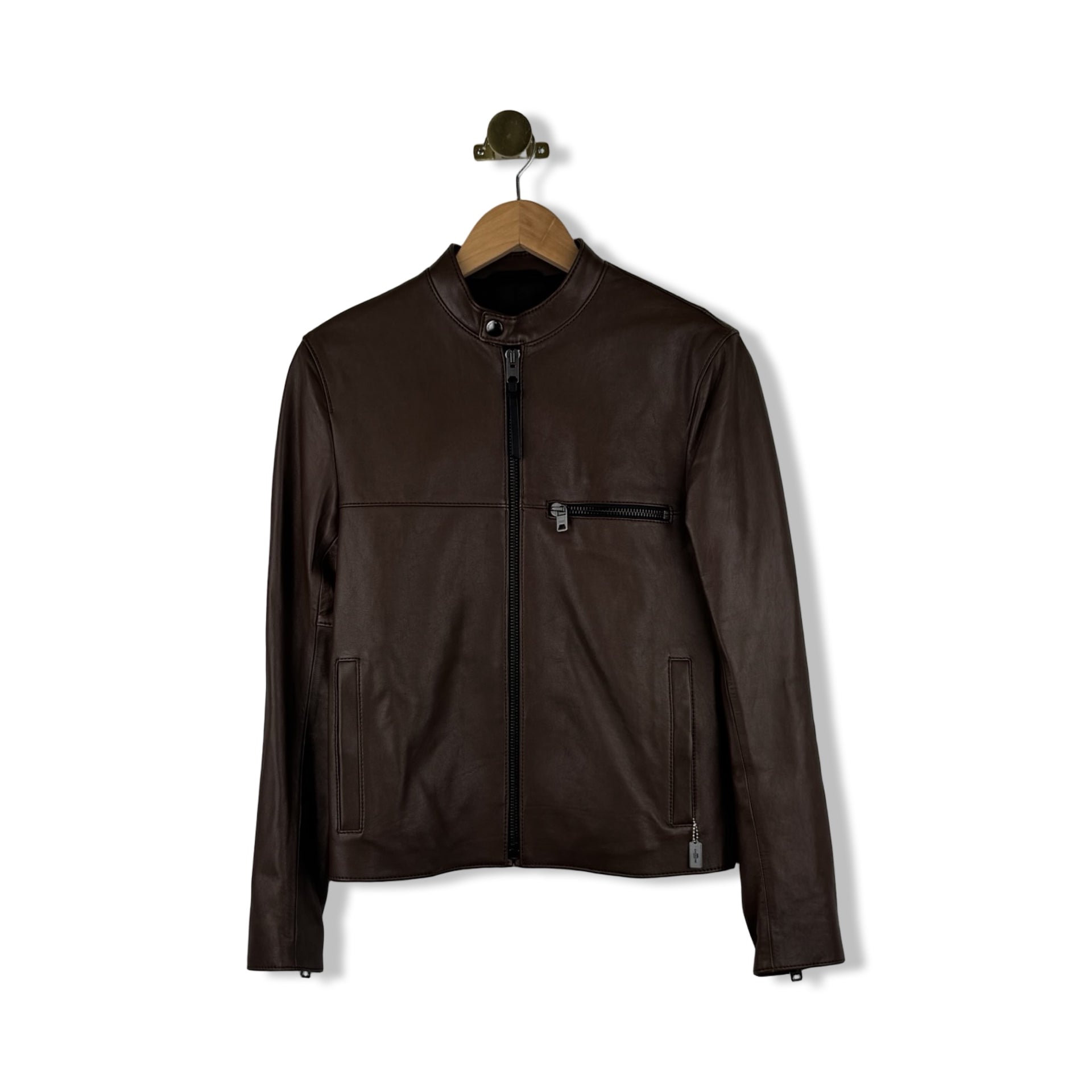 Coach Chest Pocket Racer Jacket