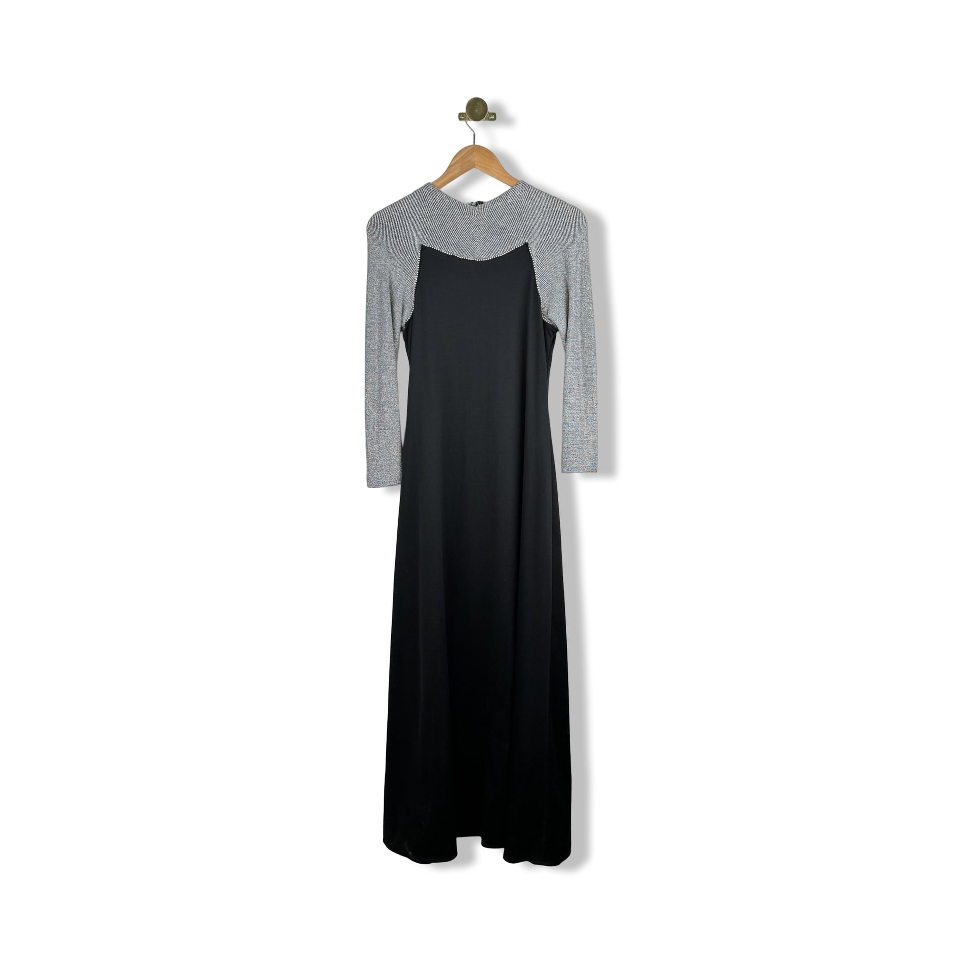 Vintage Metalic Maxi Dress