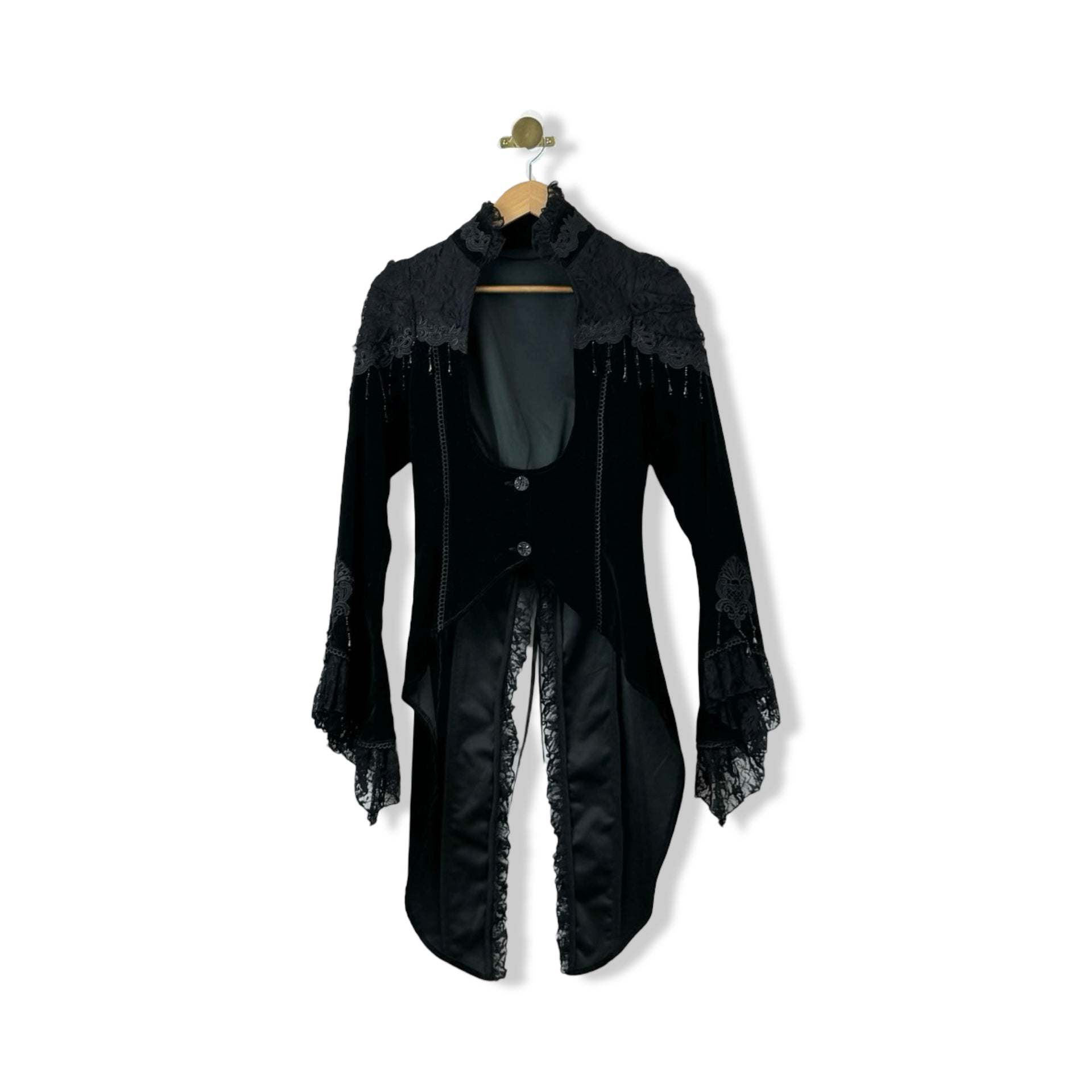 Spirit Halloween Velvet Beaded Jacket