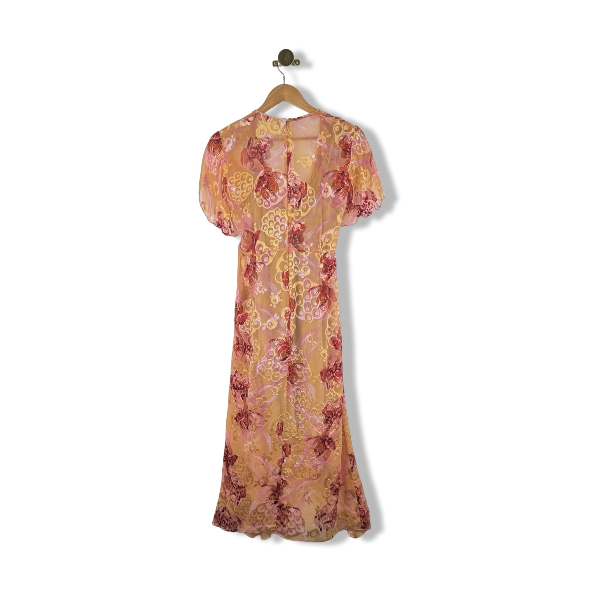 Anna Sui Burnout Wrap dress