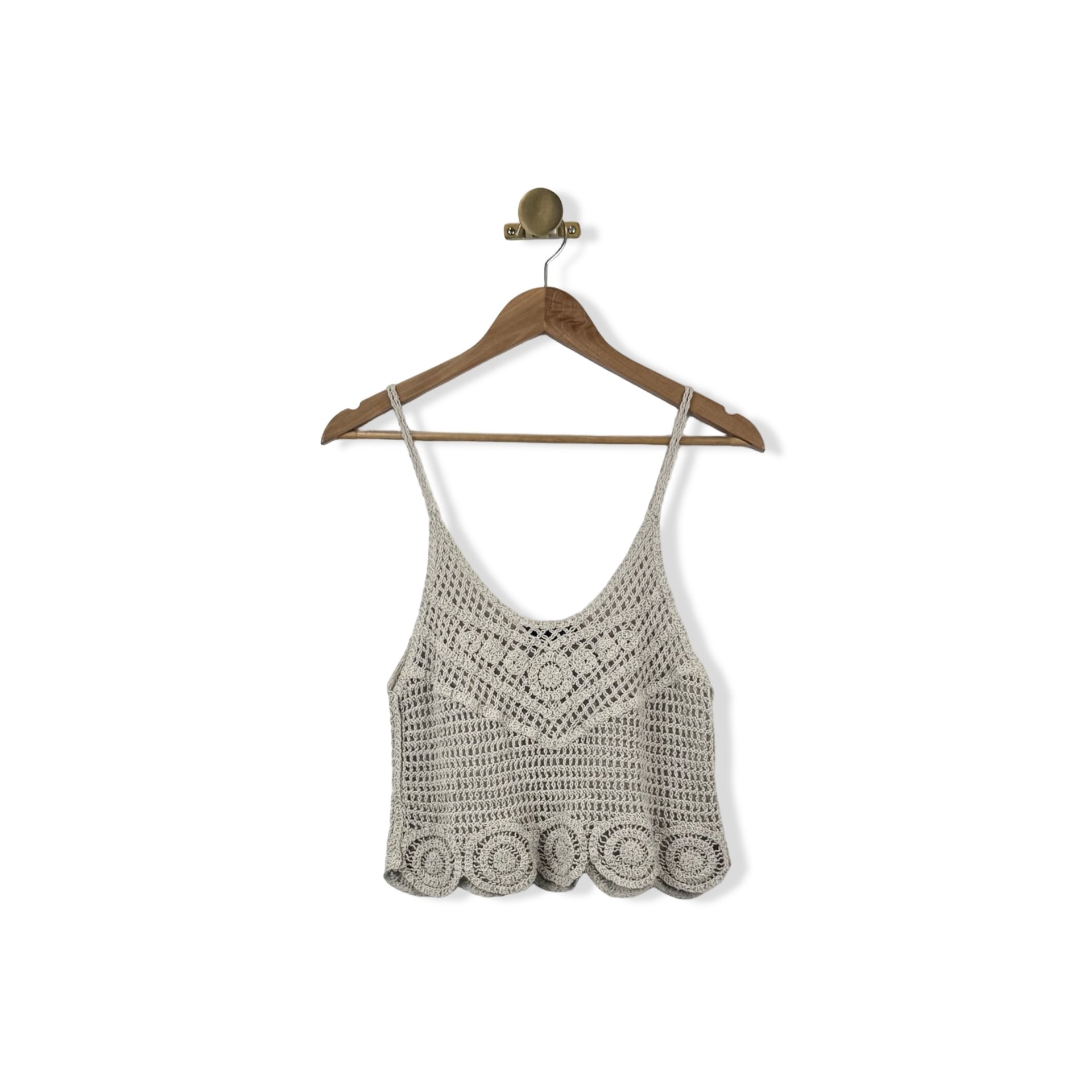 La Comet Crochet Crop Top