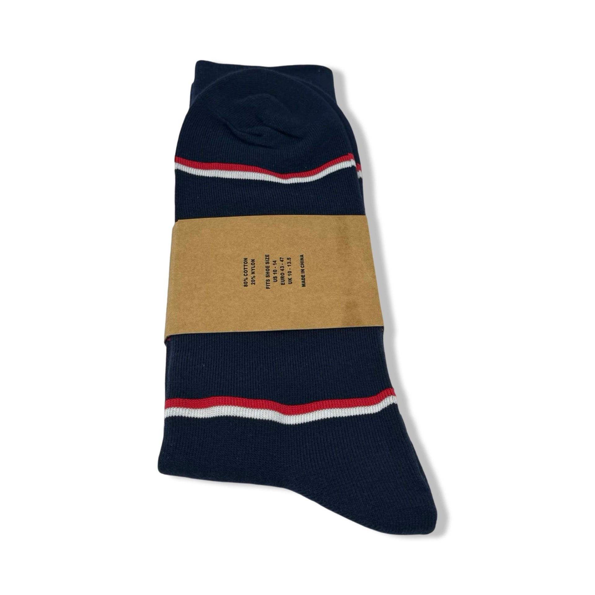 Curated Basics Thin Striped Calf Socks