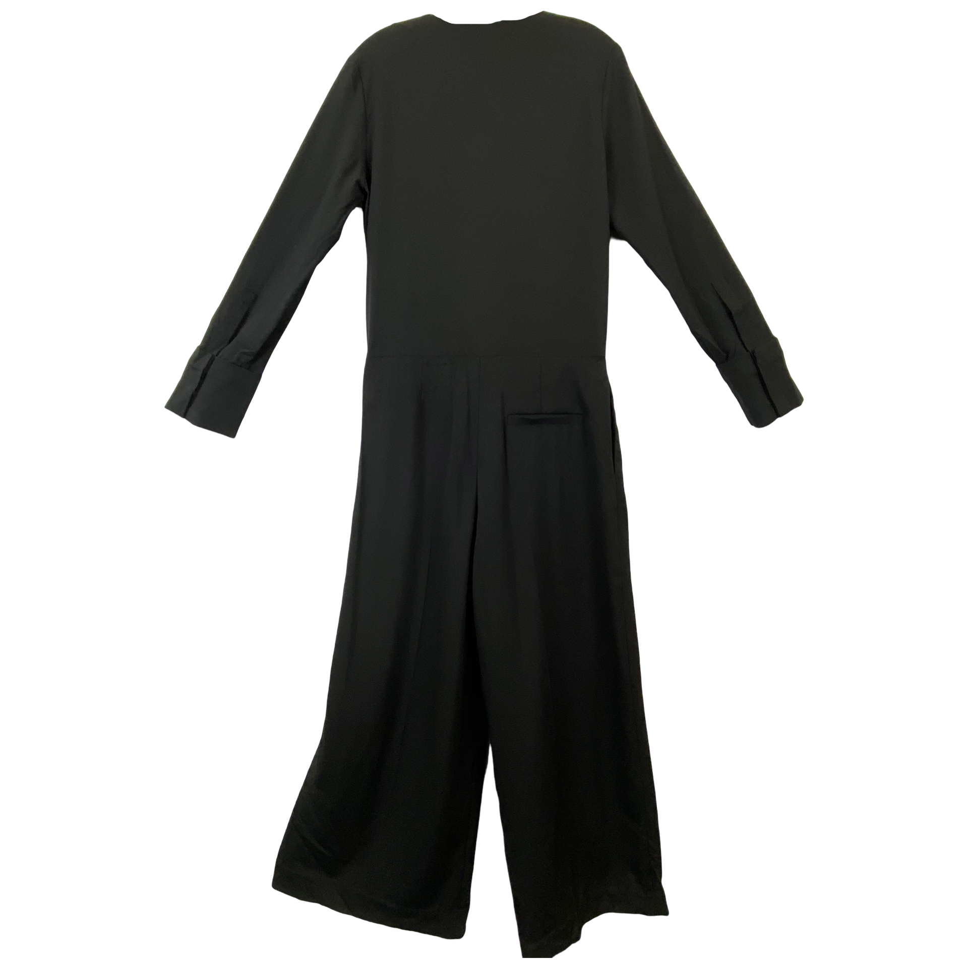 COS Plunge Neck Wool Jumpsuit