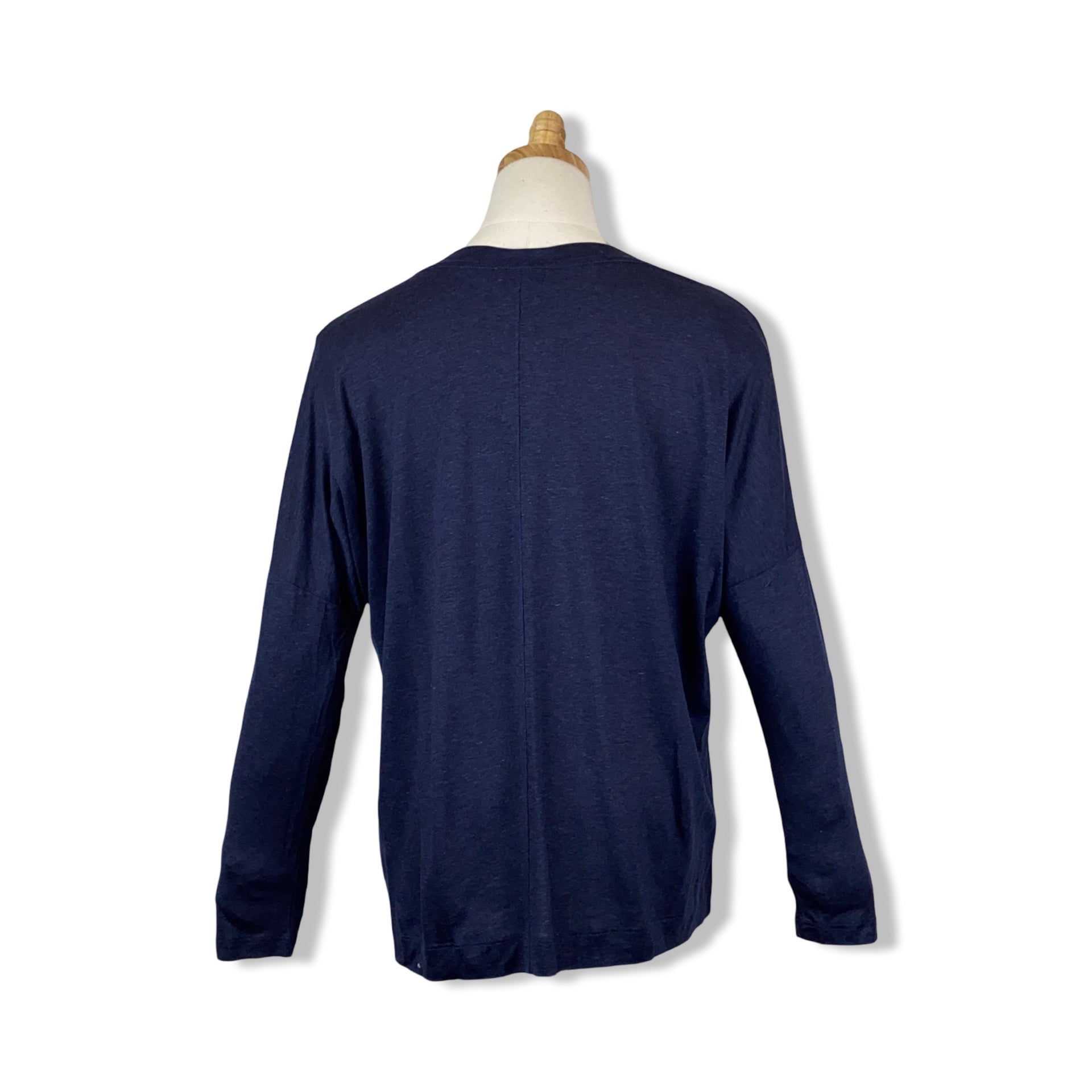 Reiss Melange Coraline Long Sleeved T-Shirt