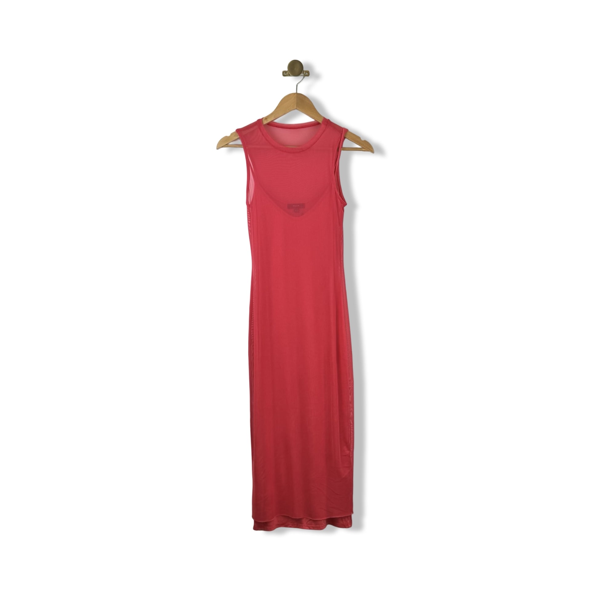 Aqua Powermesh Tank Dress