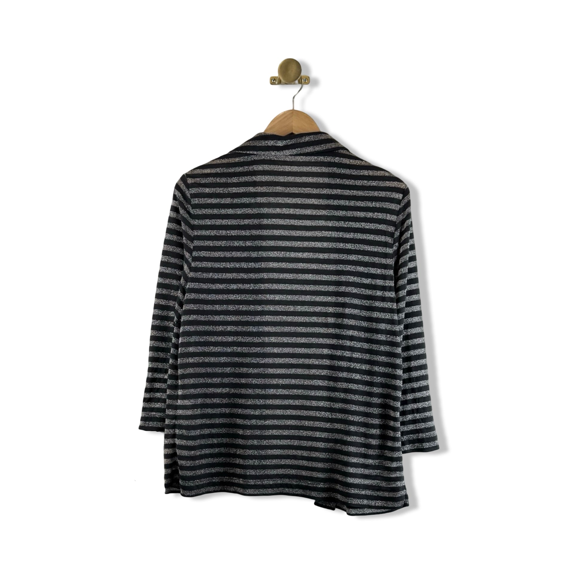 Quatsi Metallic Striped Cardigan