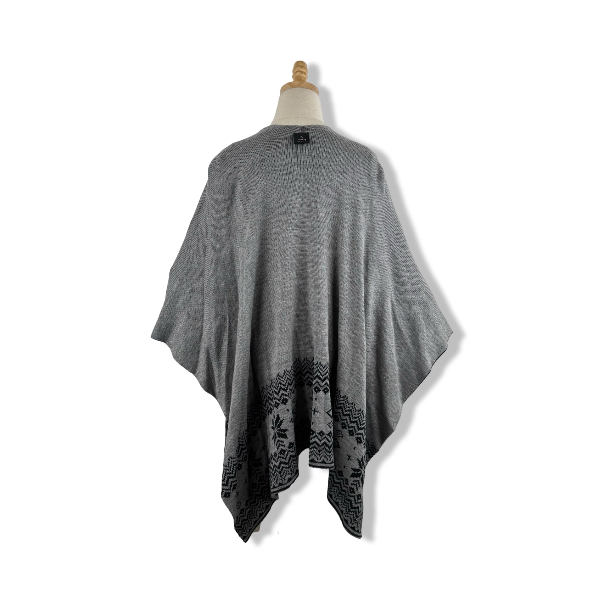 Fraas Double Sided Fair Isle Ruana