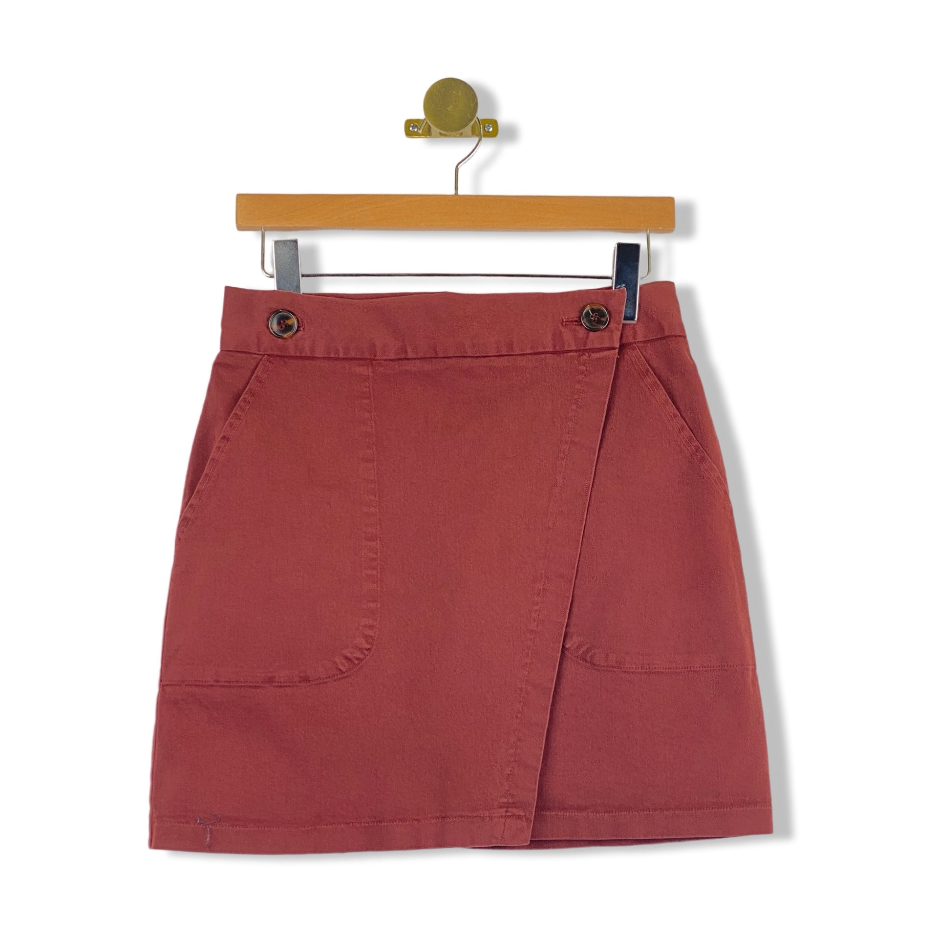 Loup Gina Wrap Mini Skirt